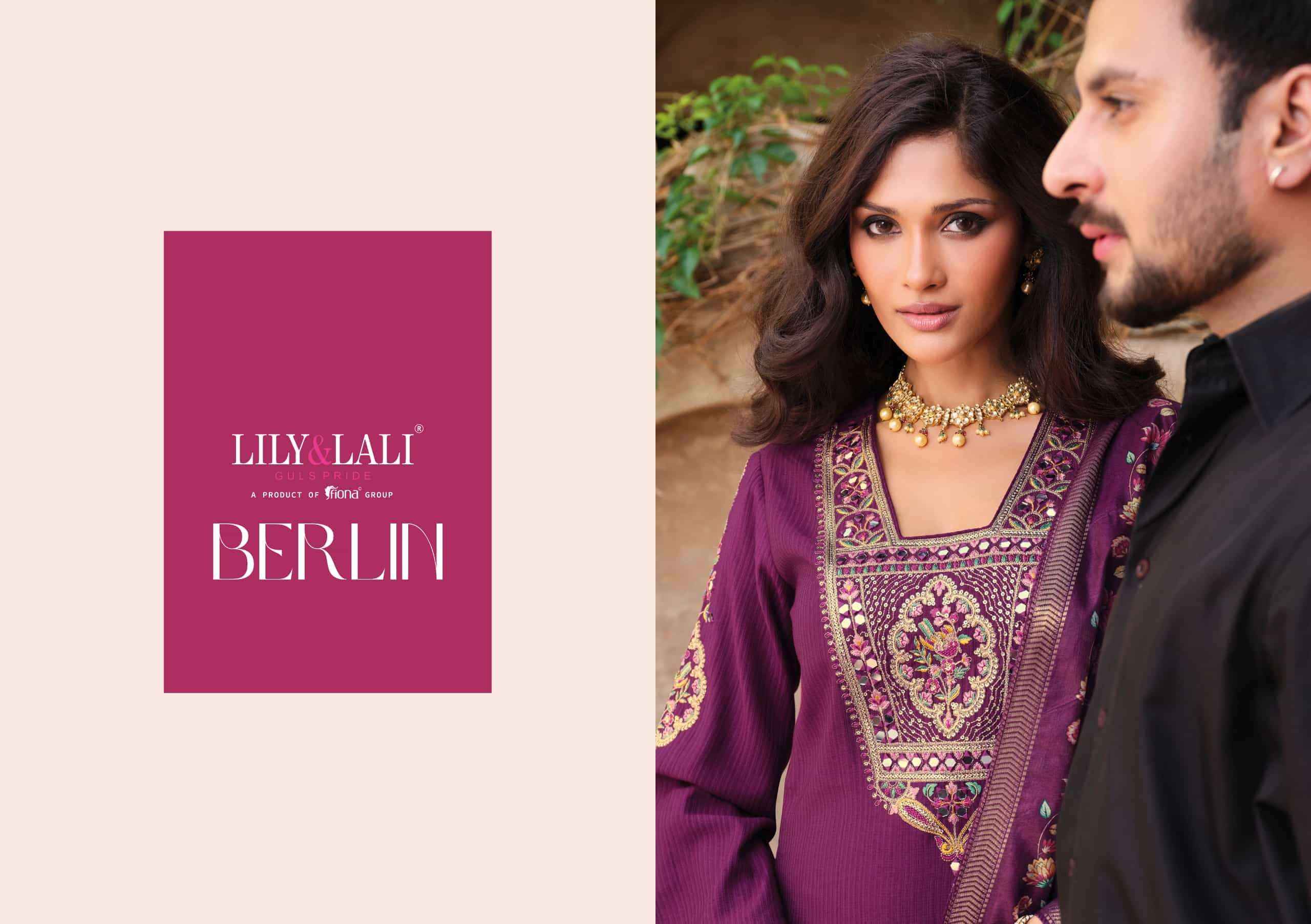 Lily And Lali Berlin Viscose Silk Designer Readymade Suit New Catalogue ( 4 Pcs Catalogue )