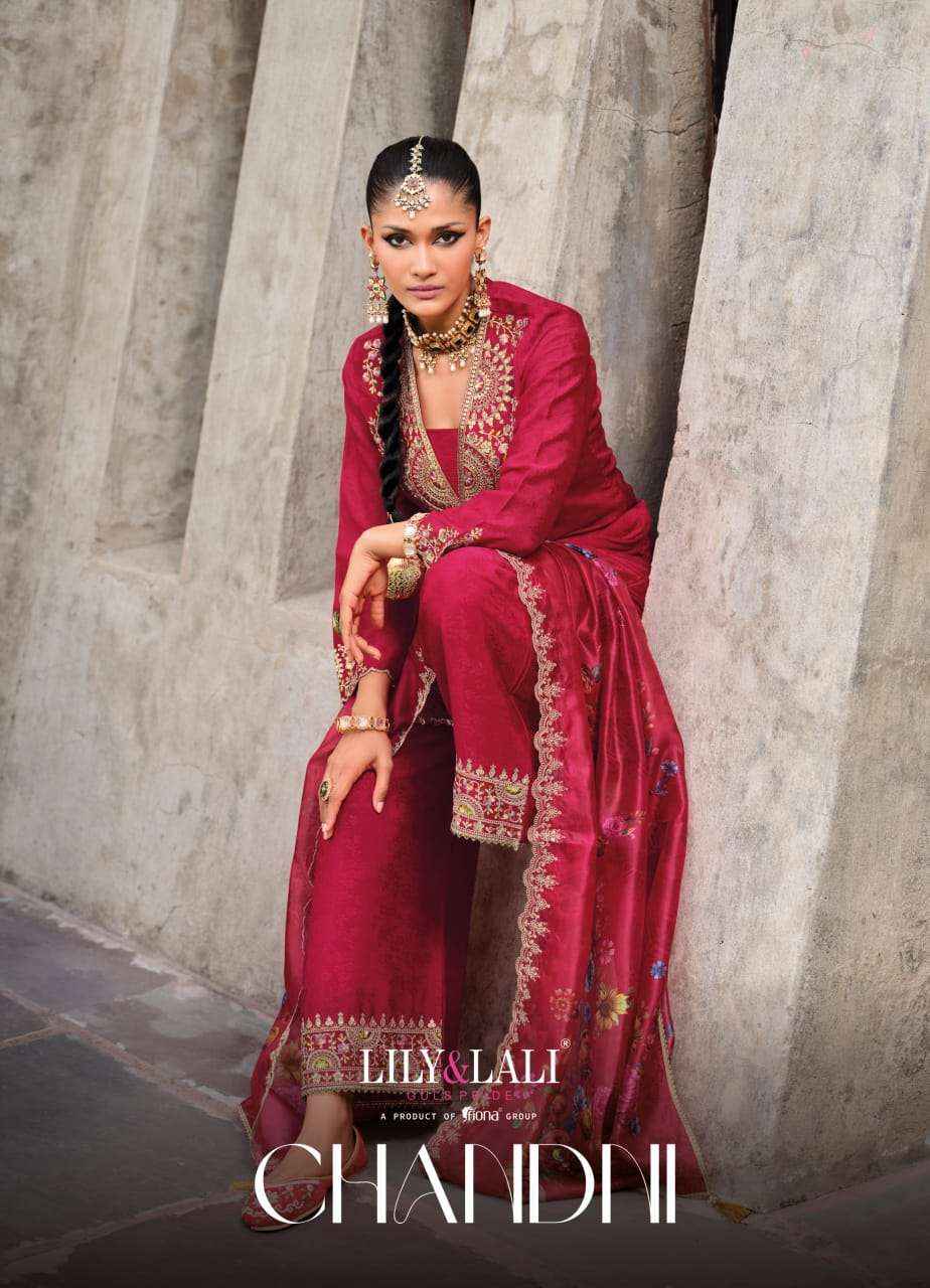 Lily And Lali Chandni Partywear Designer Readymade Suits Wholesale Price ( 4 Pcs Catalogue )