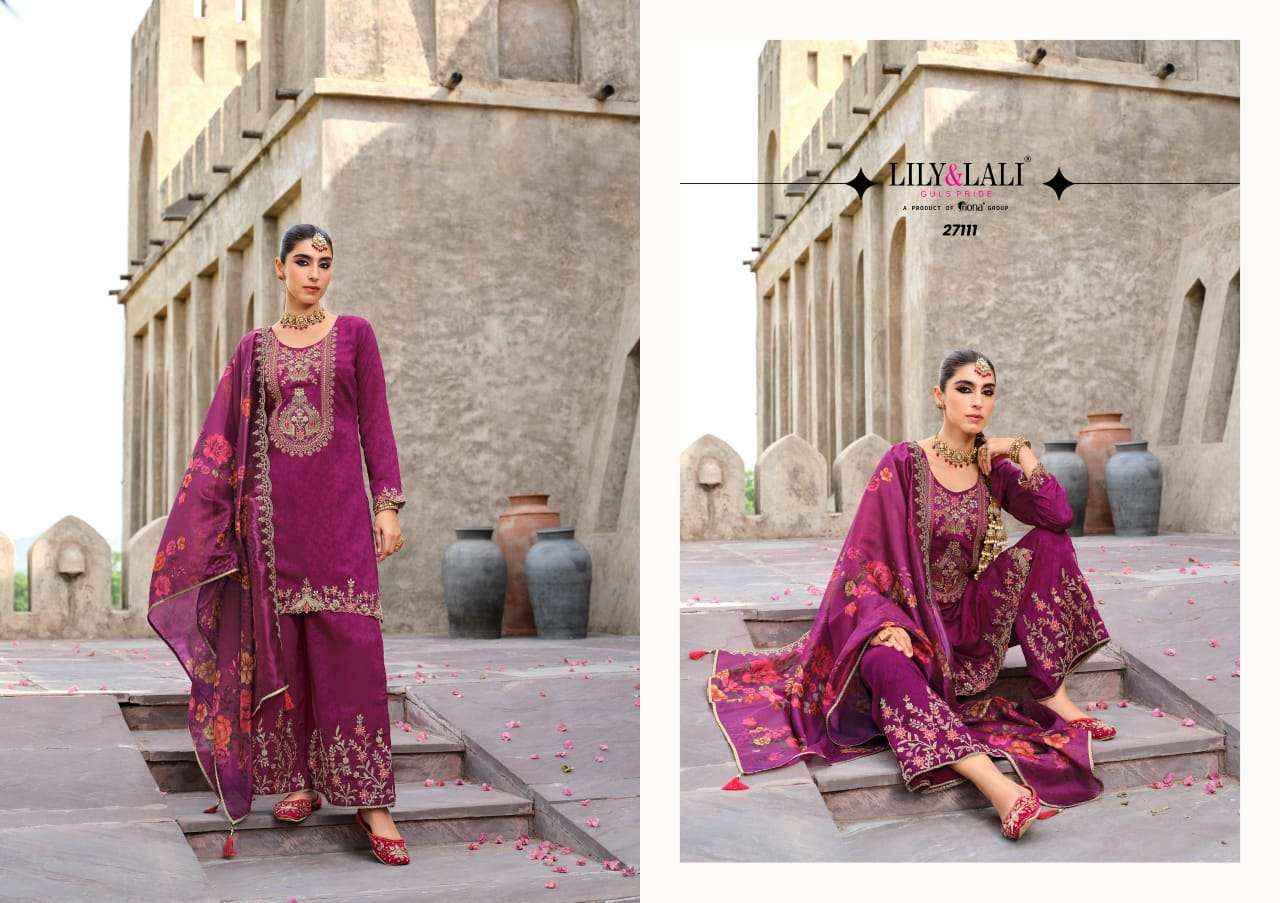 Lily And Lali Chandni Partywear Designer Readymade Suits Wholesale Price ( 4 Pcs Catalogue )
