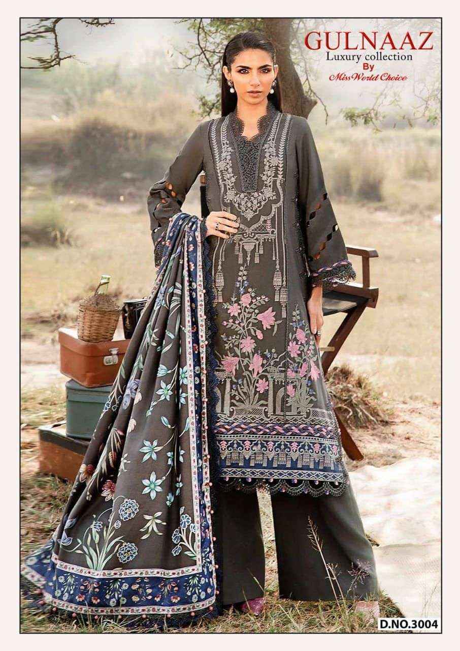 Miss World Choice Gulnaz Vol 3 Cotton Salwar Kameez Wholesale Rate ( 6 Pcs Catalog )