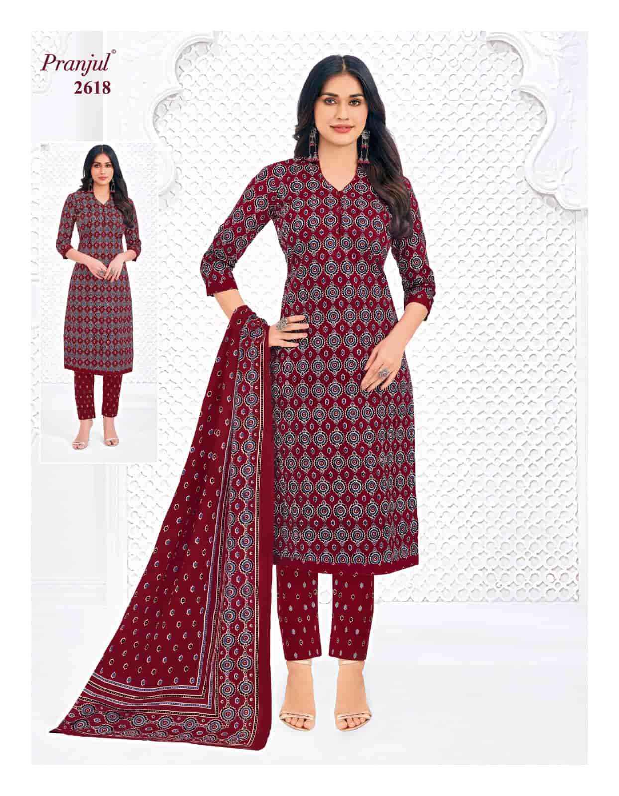 Pranjul Priyanka Vol 26 Pure Cotton Unstitched Dress Material ( 36 Pcs Catalogue )