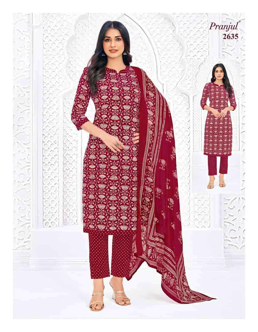 Pranjul Priyanka Vol 26 Pure Cotton Unstitched Dress Material ( 36 Pcs Catalogue )