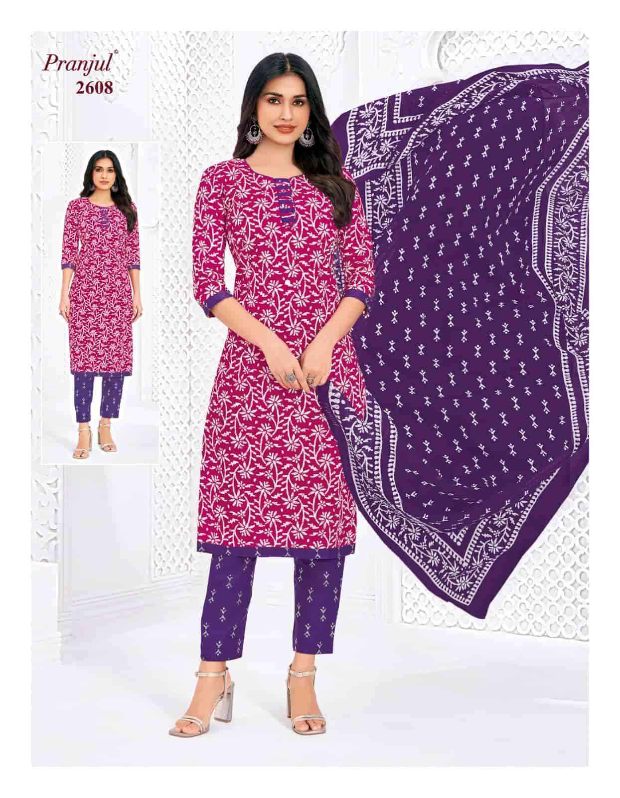 Pranjul Priyanka Vol 26 Pure Cotton Unstitched Dress Material ( 36 Pcs Catalogue )