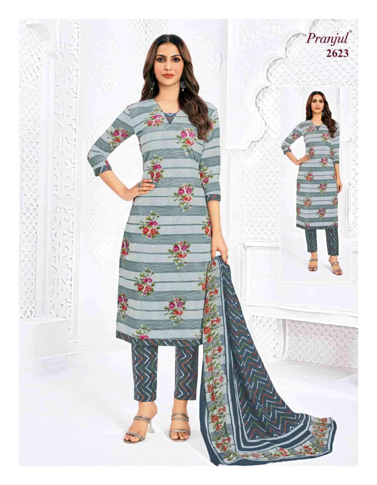 Pranjul Priyanka Vol 26 Pure Cotton Unstitched Dress Material ( 36 Pcs Catalogue )