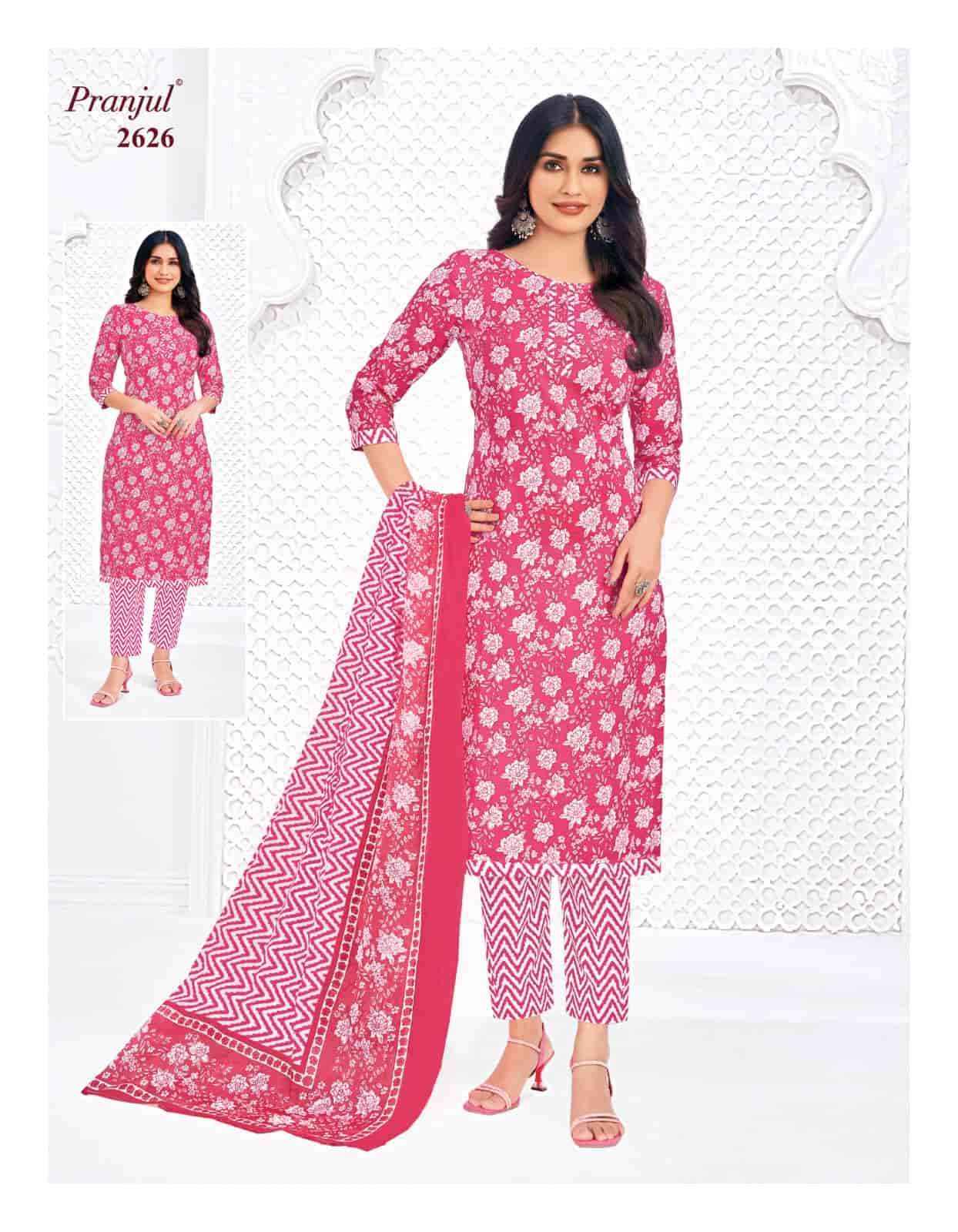Pranjul Priyanka Vol 26 Pure Cotton Unstitched Dress Material ( 36 Pcs Catalogue )