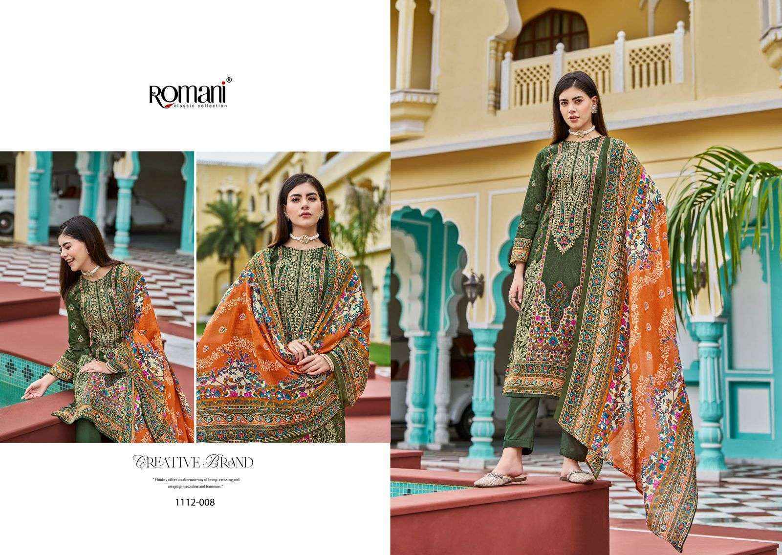 Romani Aarzu Vol 21 Cotton Dress Material Wholesale price ( 8 pcs Catalogue )