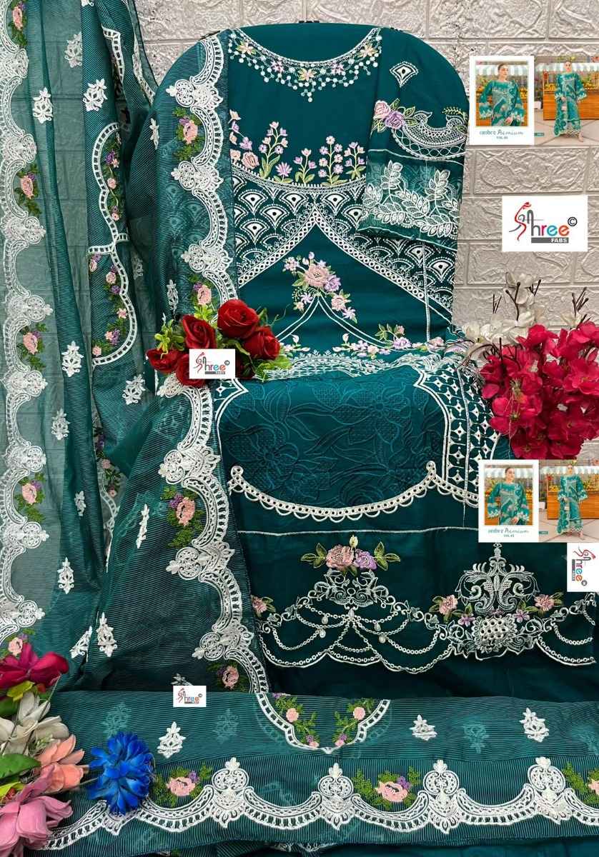 SHREE FABS OMBRE PREMIUM VOL 3 PAKISTANI DRESS MATERIAL WHOLESALE PRICE ( 6 PCS CATALOGUE )