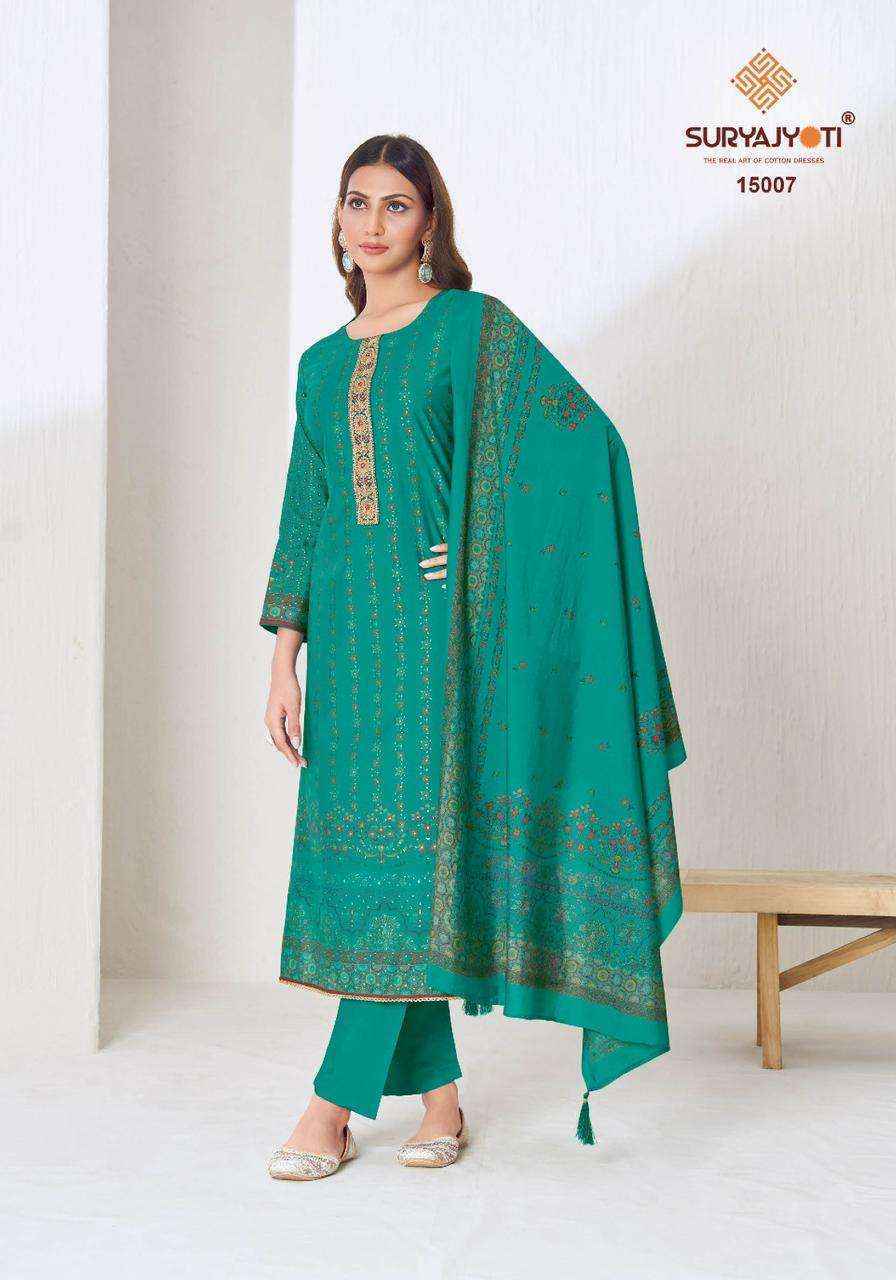 Suryajyoti Pushpa Vol 15 Modal Dress Material - Surat Textile Market ( 8 pcs Catalogue )