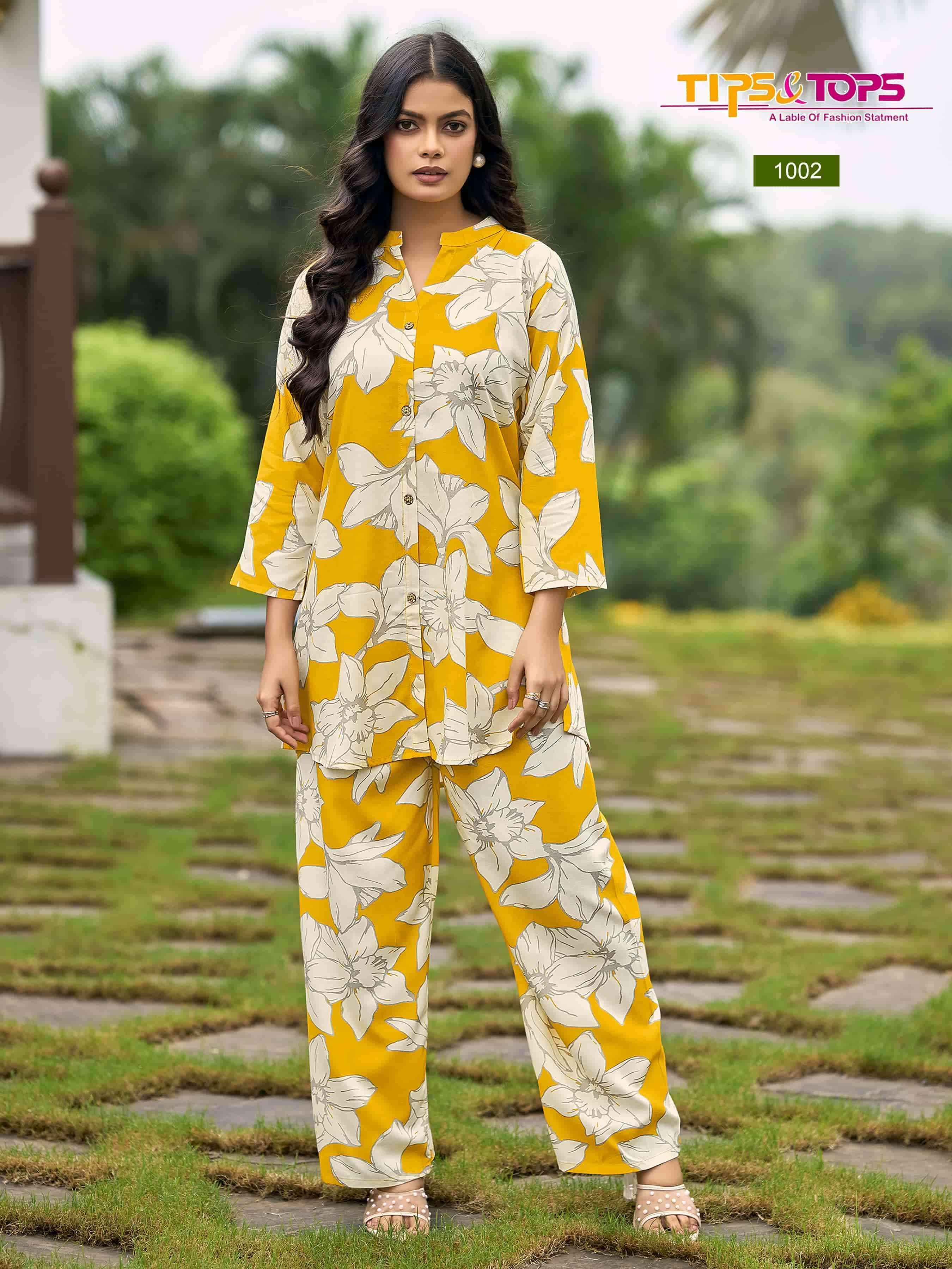 Tips Or Tops Tips And Tops Fashion Beats Vol 13 Heavy Rayon Co - Ord Set