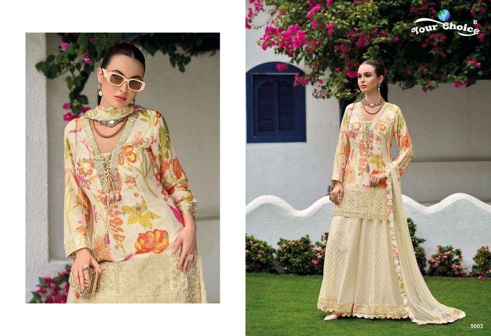 Your Choice Ginni Vol 5 Readymade Chinon Dress Wholesale Rate ( 4 Pcs Catalog )