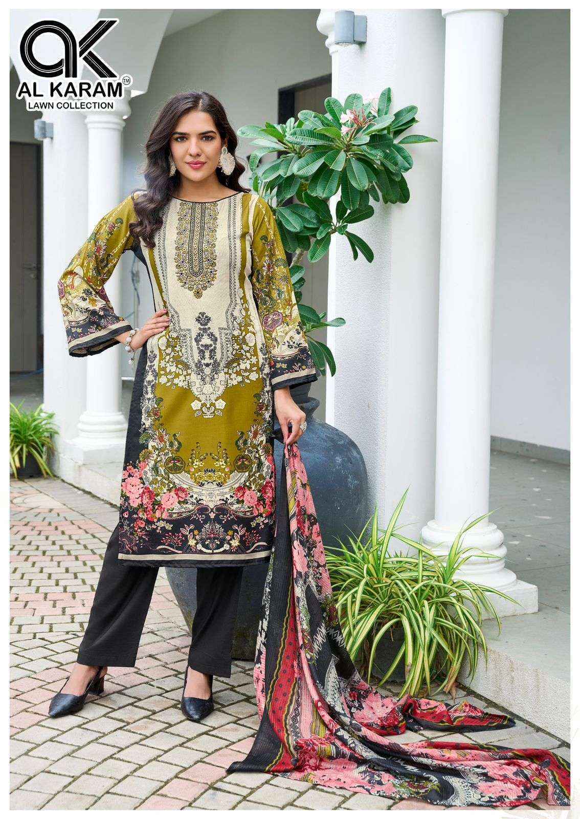 Al Karam Areeba Cotton Salwar Kameez Wholesale Rate ( 6 Pcs Catalog )