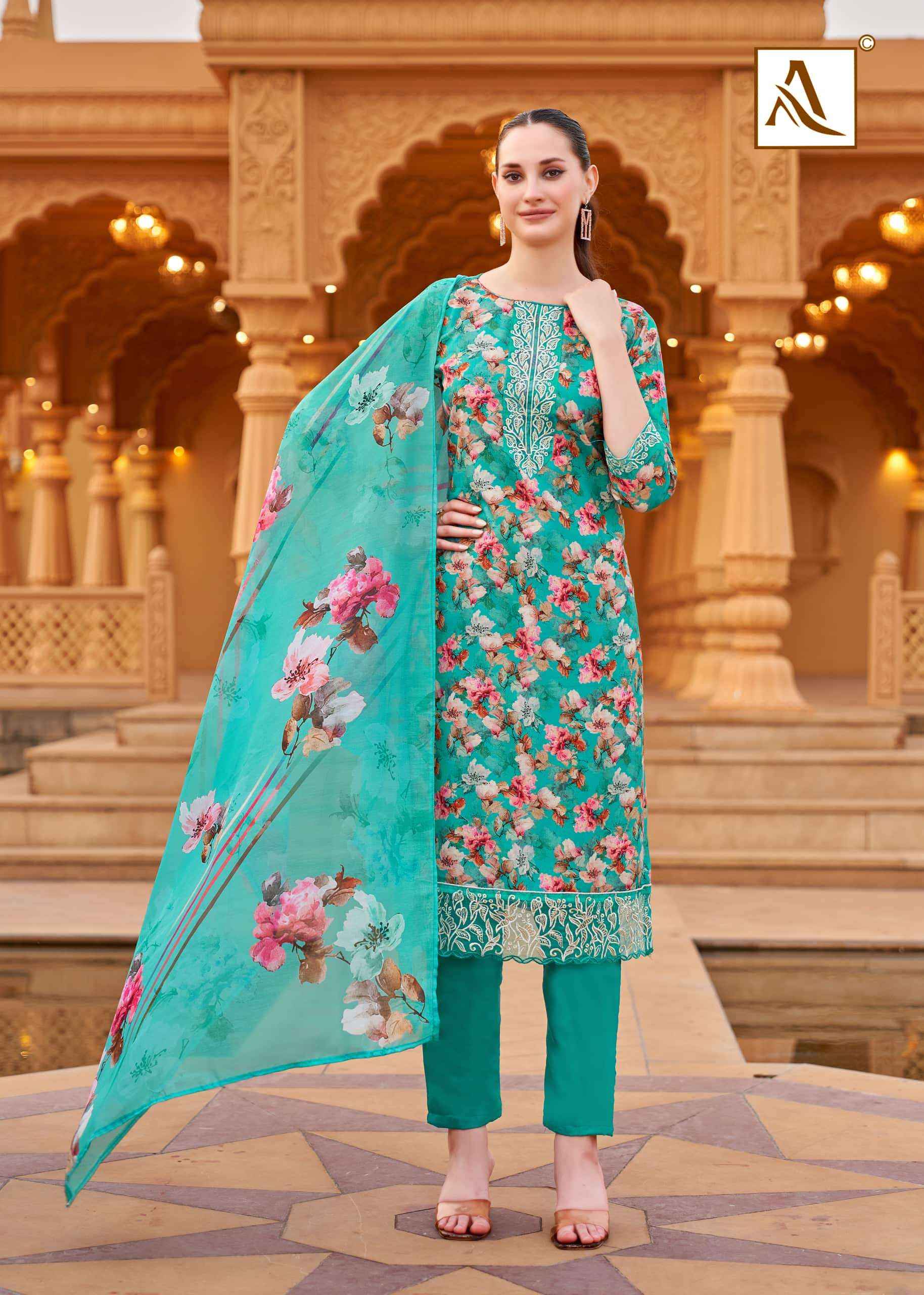 Alok Suit Super Queen Premium Wear Viscose Rayon Dress Material ( 8 Pcs Catalogue )