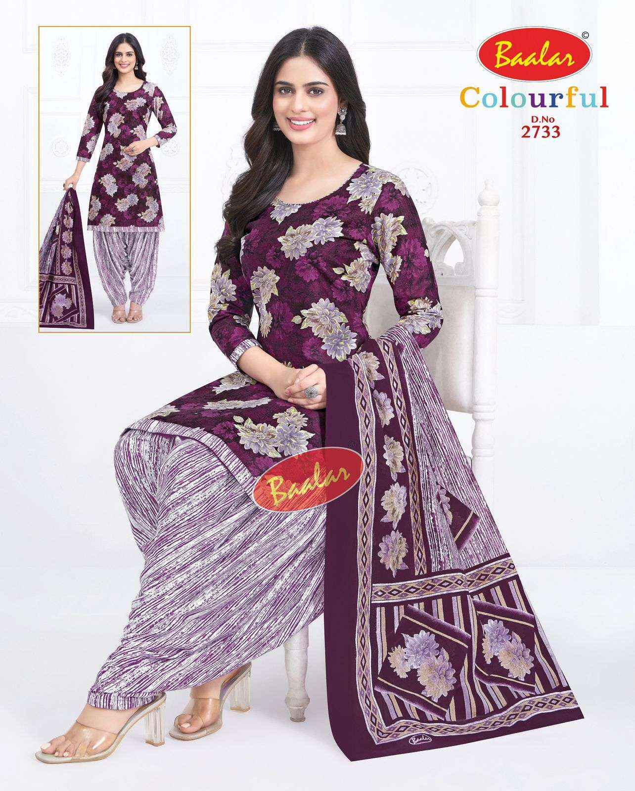 Baalar Colourful Vol 27 Printed Pure Cotton Dress Material Wholesale Price ( 36 Pcs Catalogue )