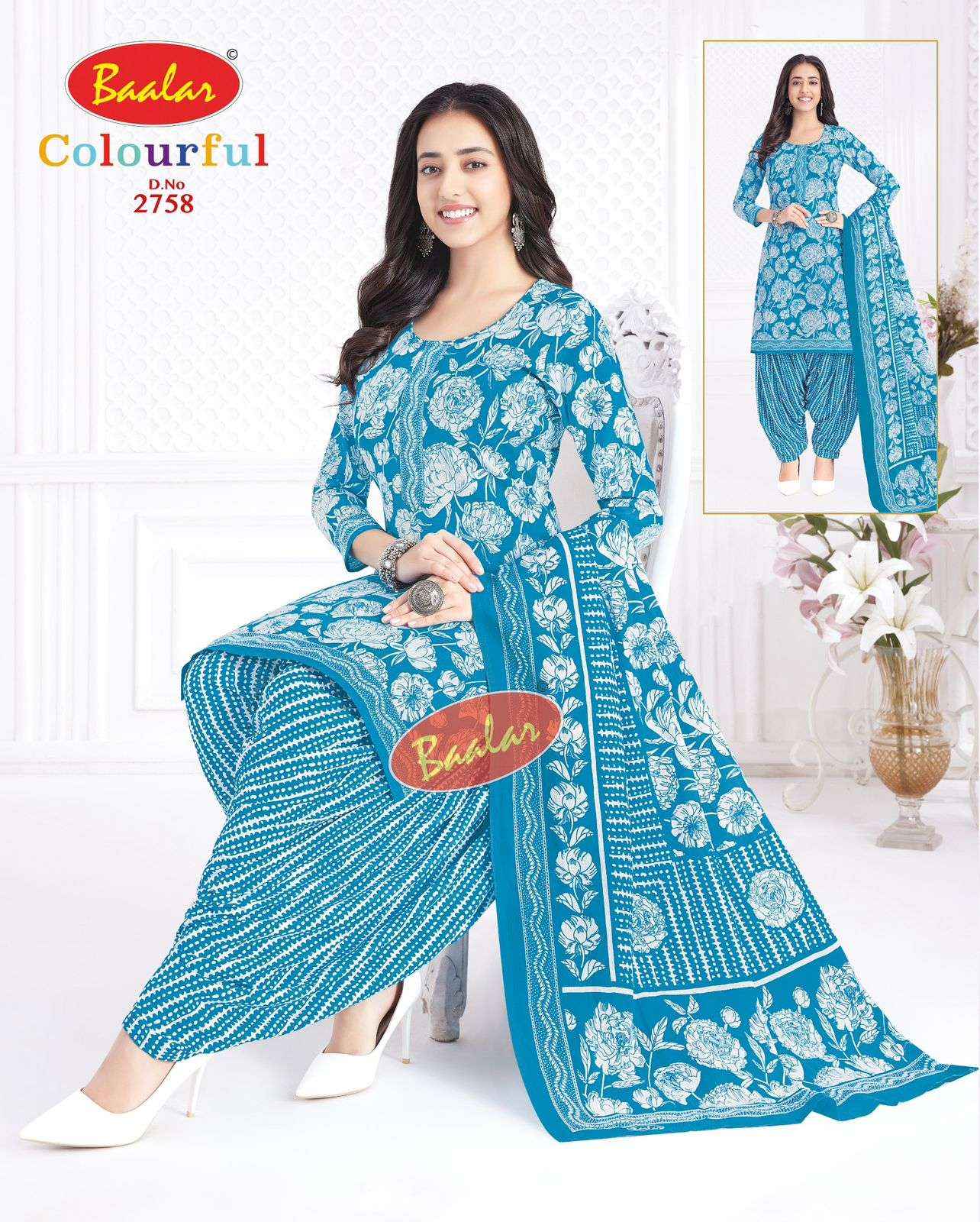 Baalar Colourful Vol 27 Printed Pure Cotton Dress Material Wholesale Price ( 36 Pcs Catalogue )