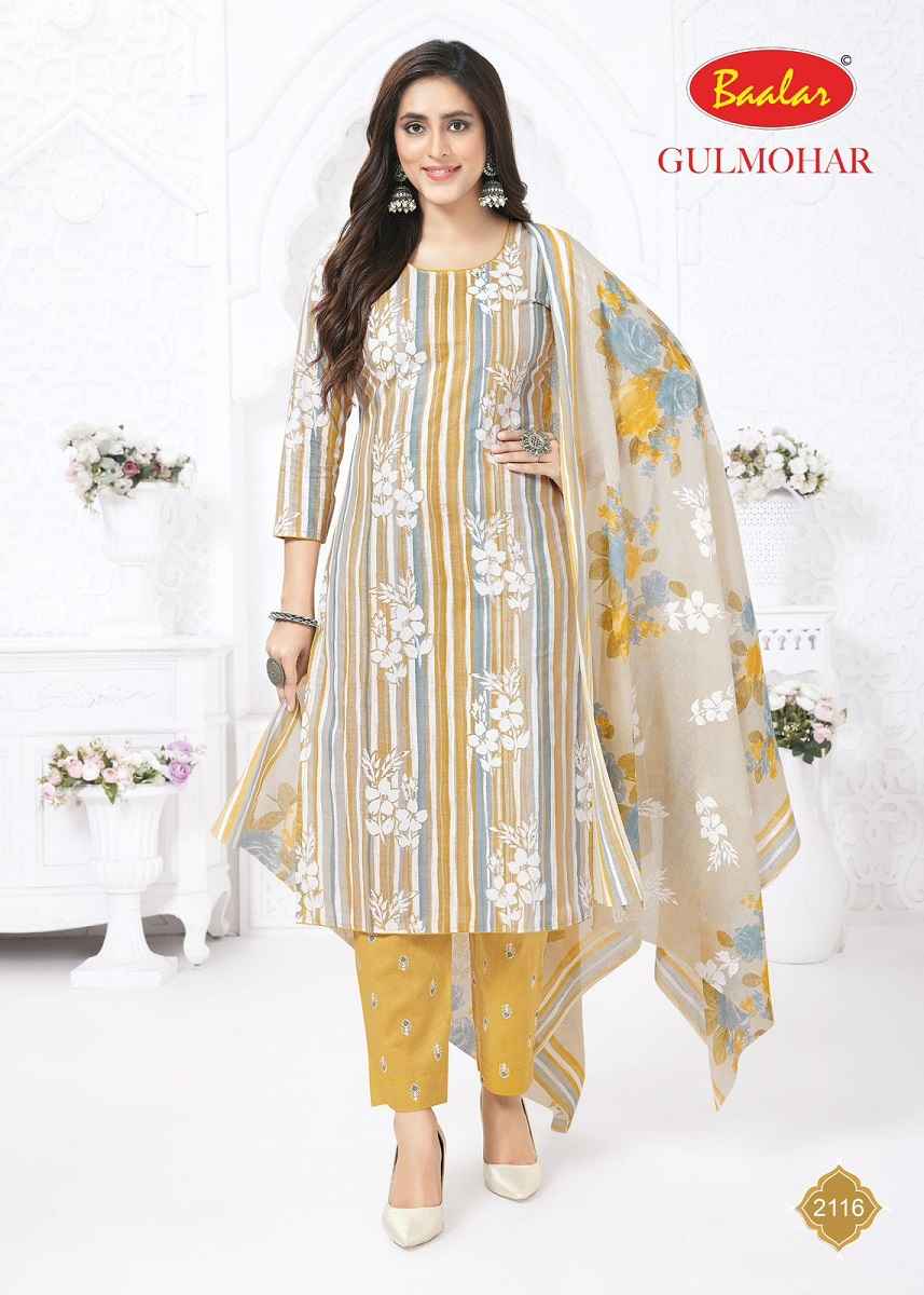 Baalar Gulmohar Vol-1 lawn Cotton Salwar Kameez Wholesale Rate ( 12 Pcs Catalog )