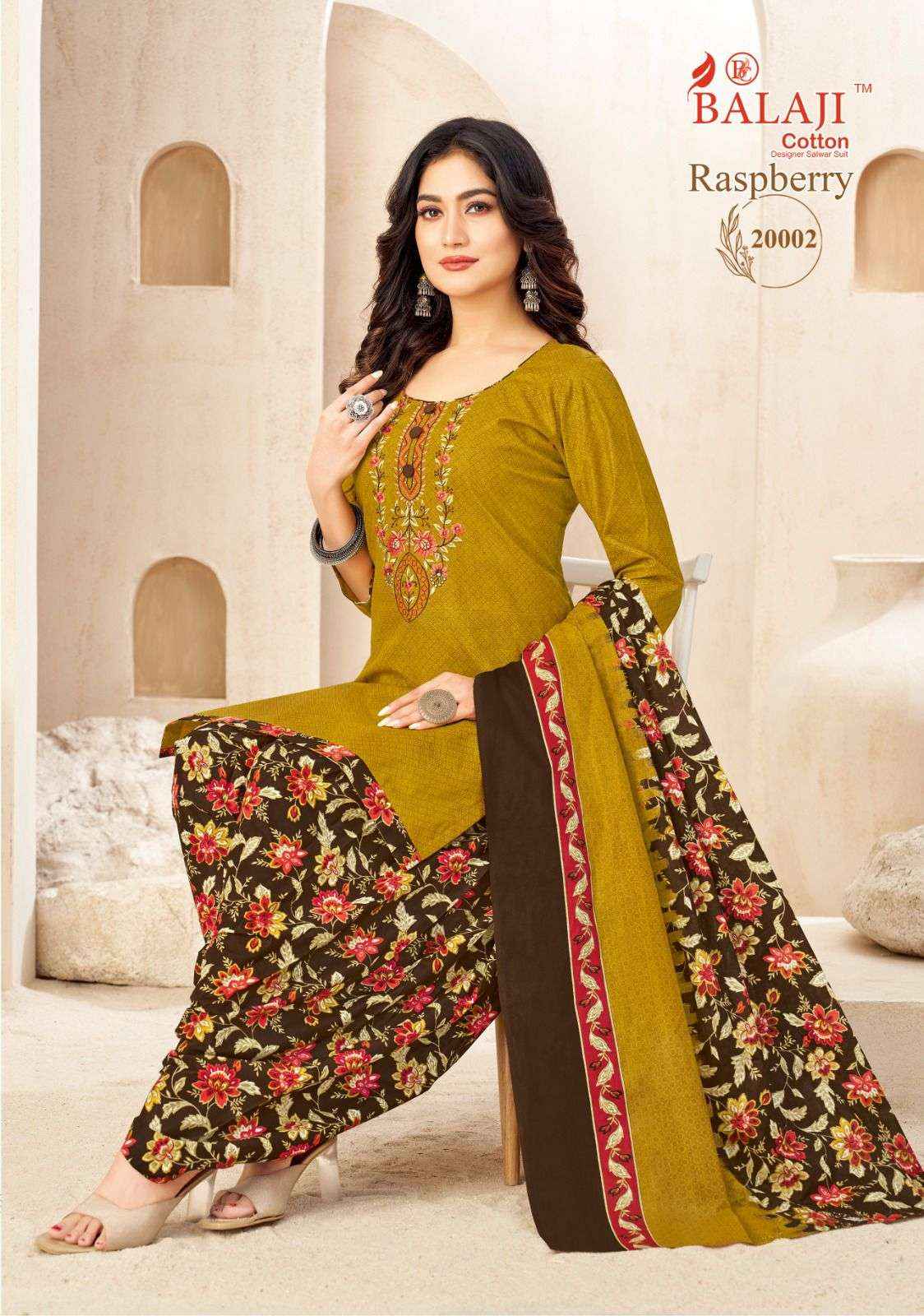 BALAJI COTTON RASPBERRY VOL 20 COTTON SALWAR SUIT ( 12 PCS CATALOGUE )
