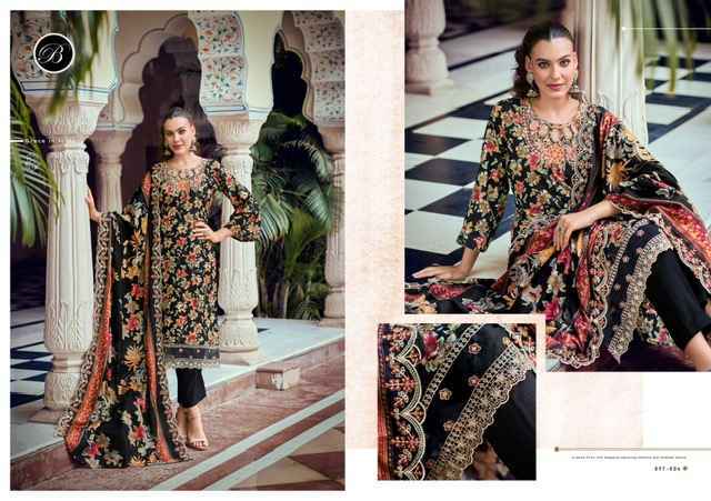 Belliza Designer Aisha Cotton Dress Material Surat Textile Hub ( 6 pcs Cataloge )