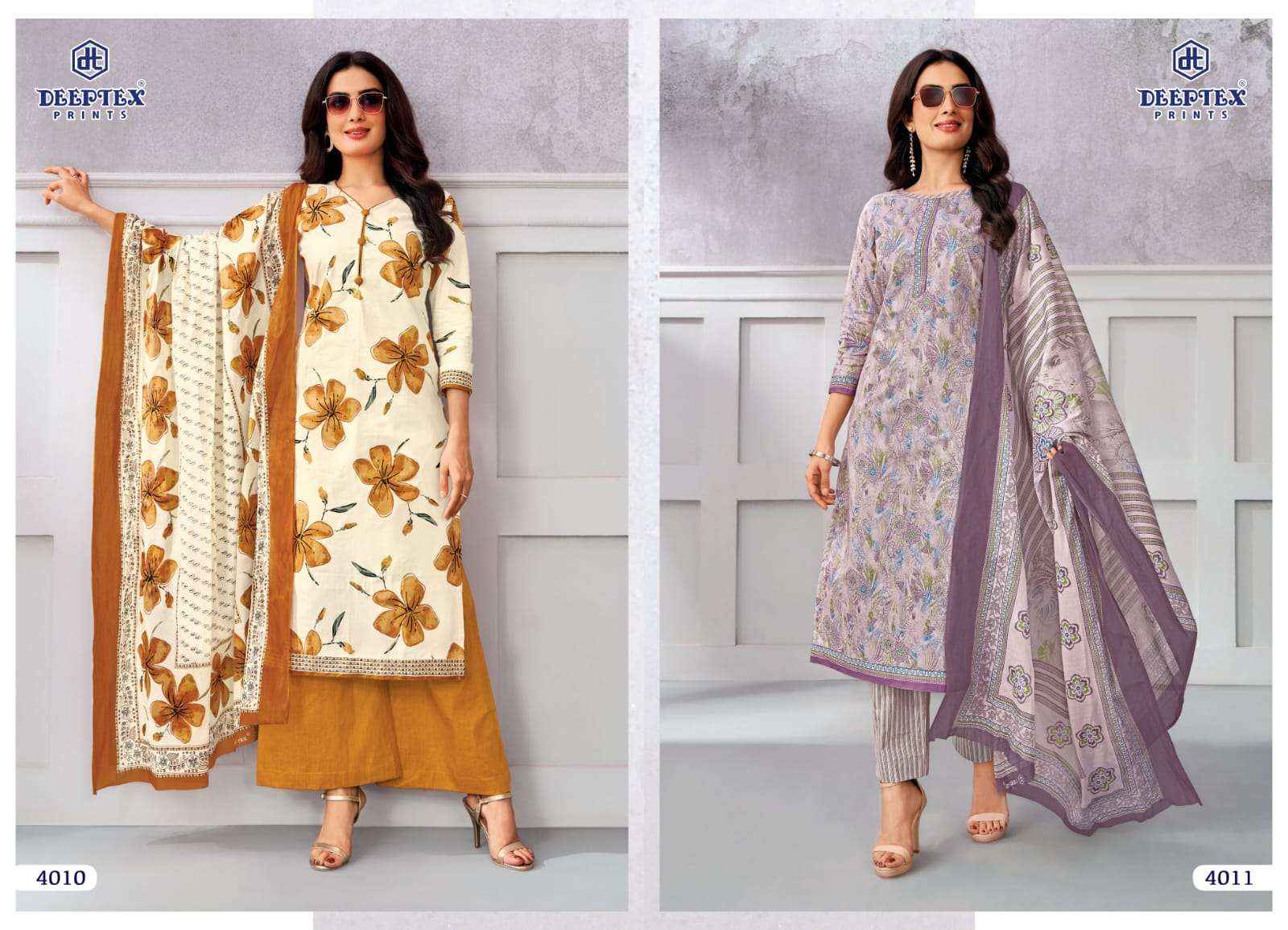 Deeptex Chief Guest Vol 40 Pure Cotton Unstitched Dress Material Wholesale Price ( 15 pcs catalogue )