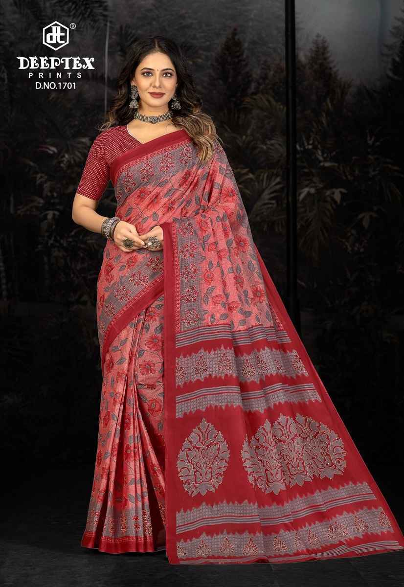 Deeptex Prime Time Vol 17 Cotton Saree Wholesale Rate ( 10 Pcs Catalog )