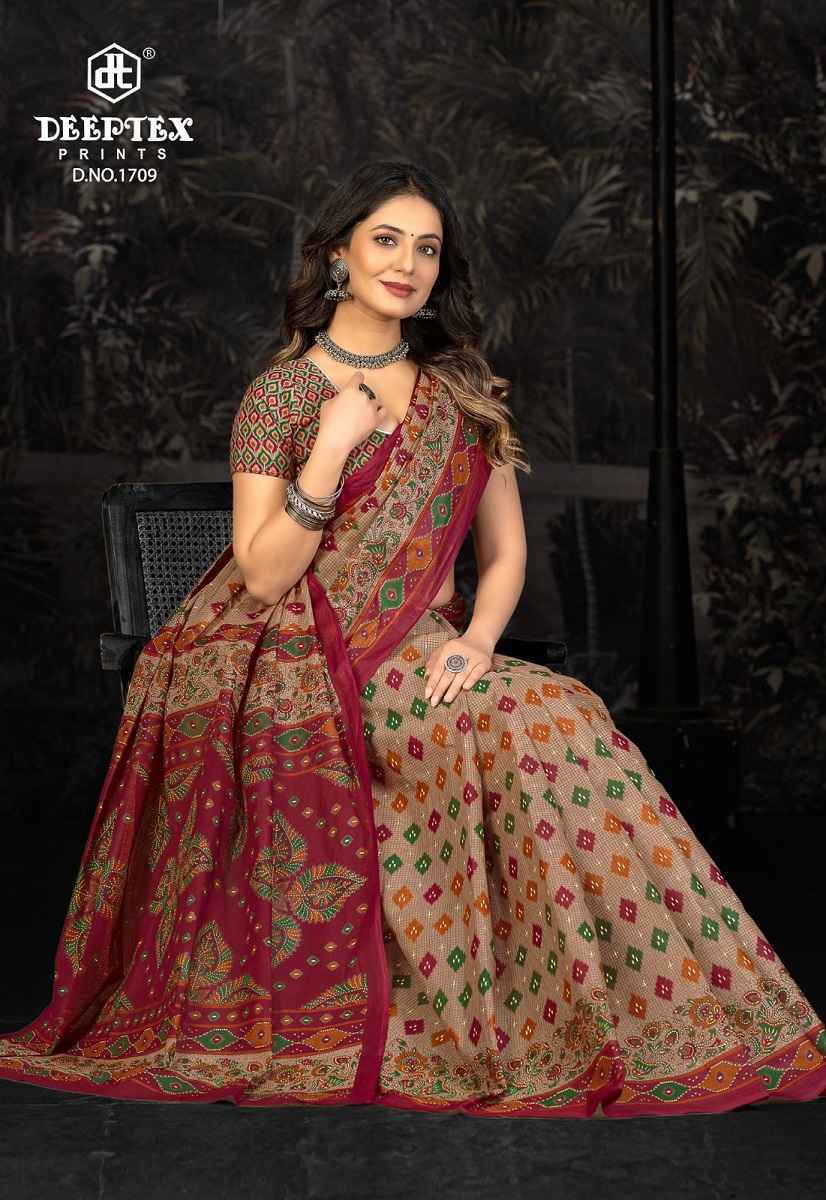 Deeptex Prime Time Vol 17 Cotton Saree Wholesale Rate ( 10 Pcs Catalog )