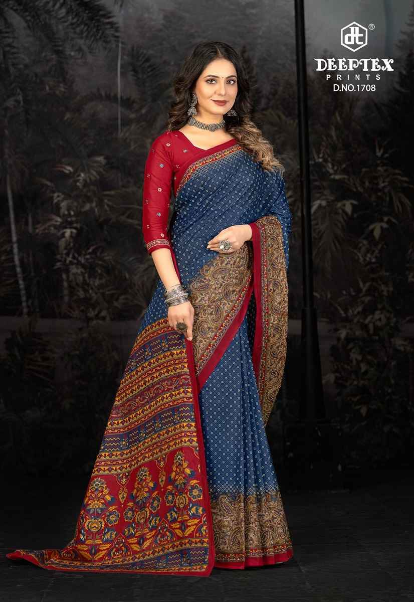 Deeptex Prime Time Vol 17 Cotton Saree Wholesale Rate ( 10 Pcs Catalog )