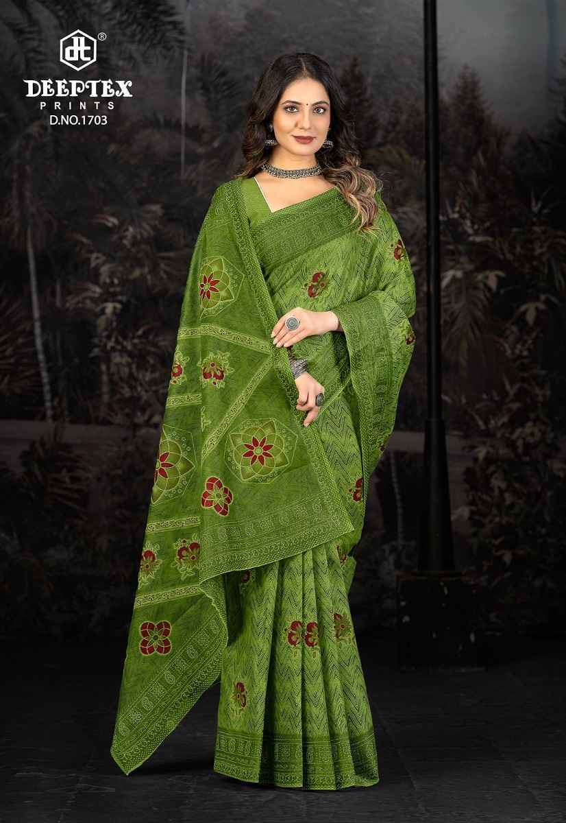 Deeptex Prime Time Vol 17 Cotton Saree Wholesale Rate ( 10 Pcs Catalog )
