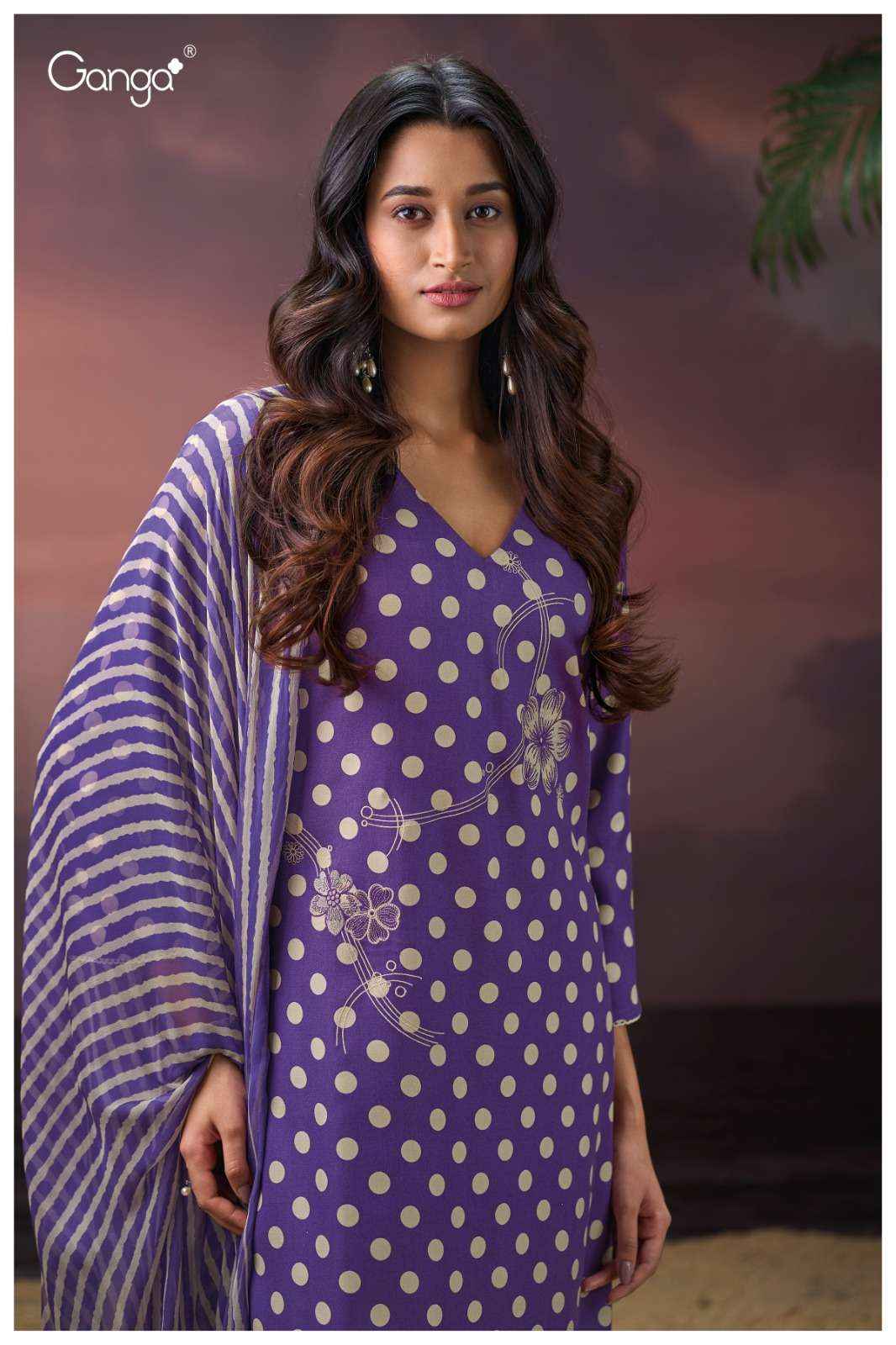 Ganga Fashion Cinzia 3891 Pure Wool Pashmina Winter Salwar Kameez Wholesale Rate ( 4 Pcs Catalog )