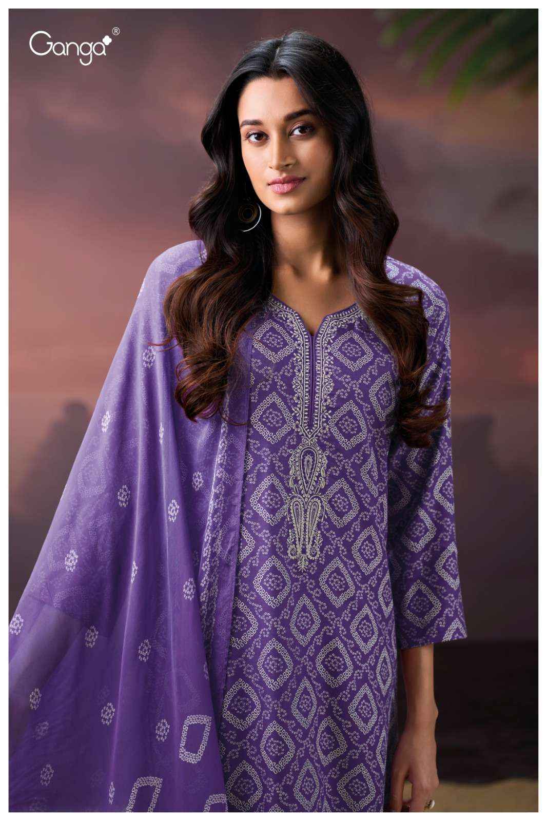 Ganga Fashion Eirlys 3893 Pure Wool Pashmina Winter Collection Wholesale Rate ( 4 Pcs Catalog )