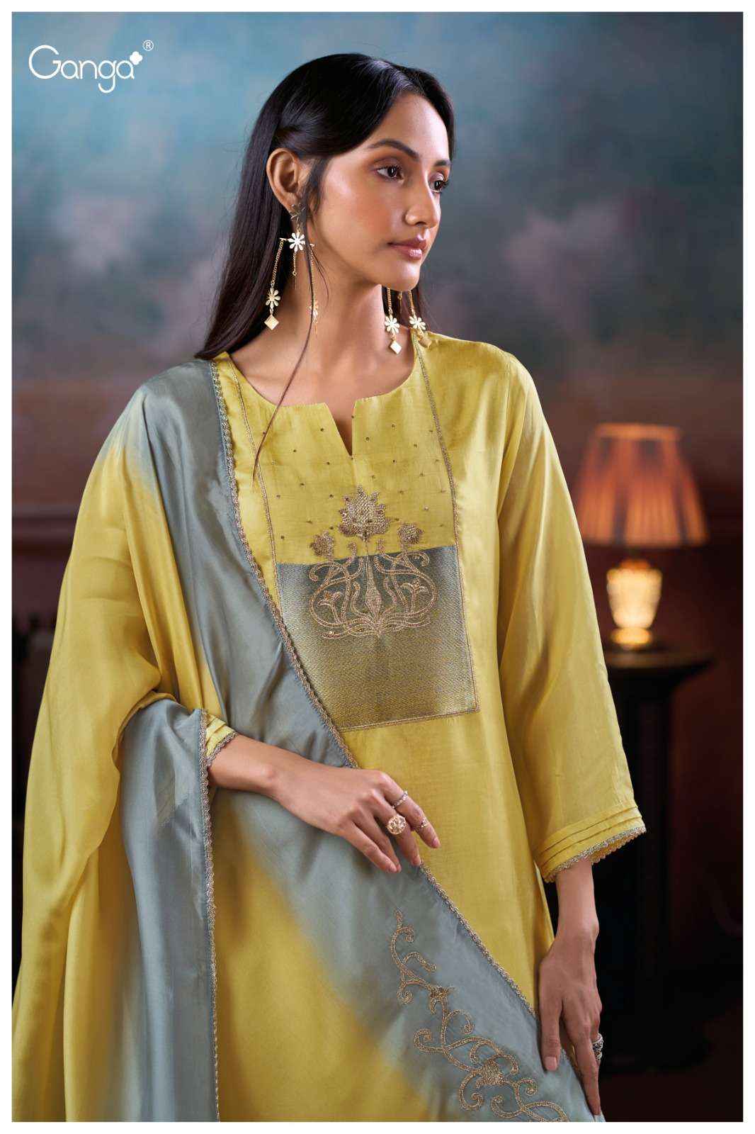 Ganga Fashion Fayora 3826 Exclusive Fancy Ladies Dress Material Latest Collection  ( 2 Pcs Catalog )