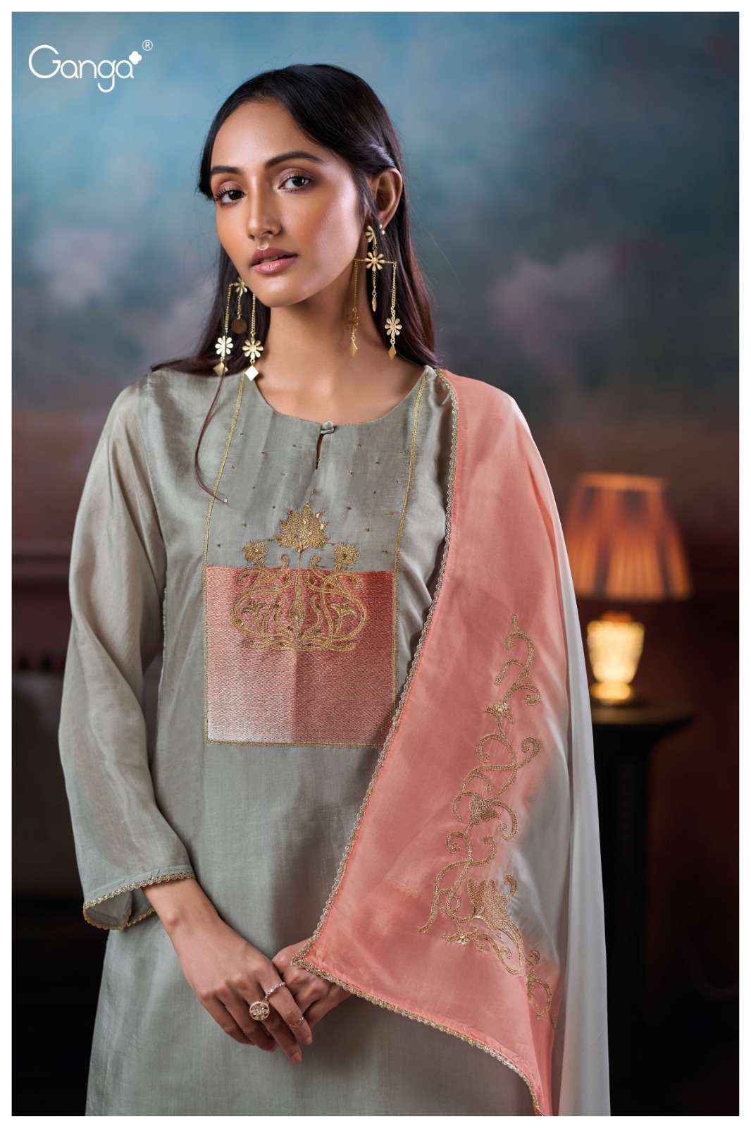 Ganga Fashion Fayora 3826 Exclusive Fancy Ladies Dress Material Latest Collection  ( 2 Pcs Catalog )