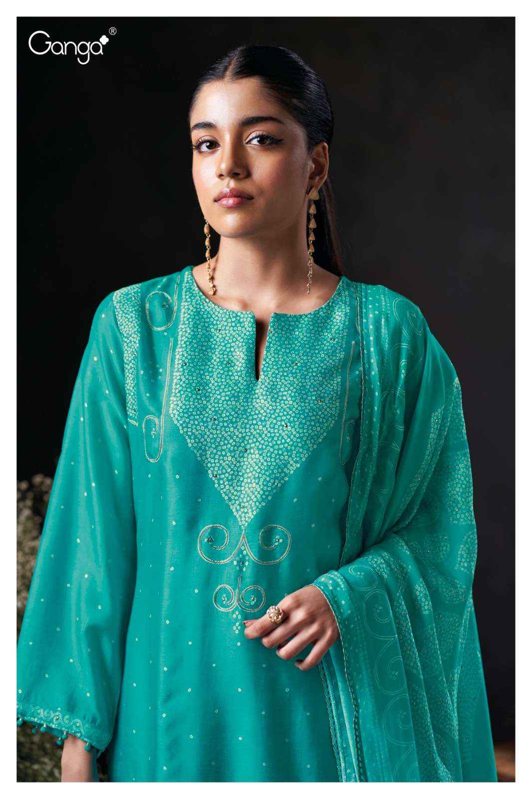 Ganga Fashion Oceara 3885 Exclusive Russian Silk Dress Wholesale Rate ( 3 Pcs Catalog )