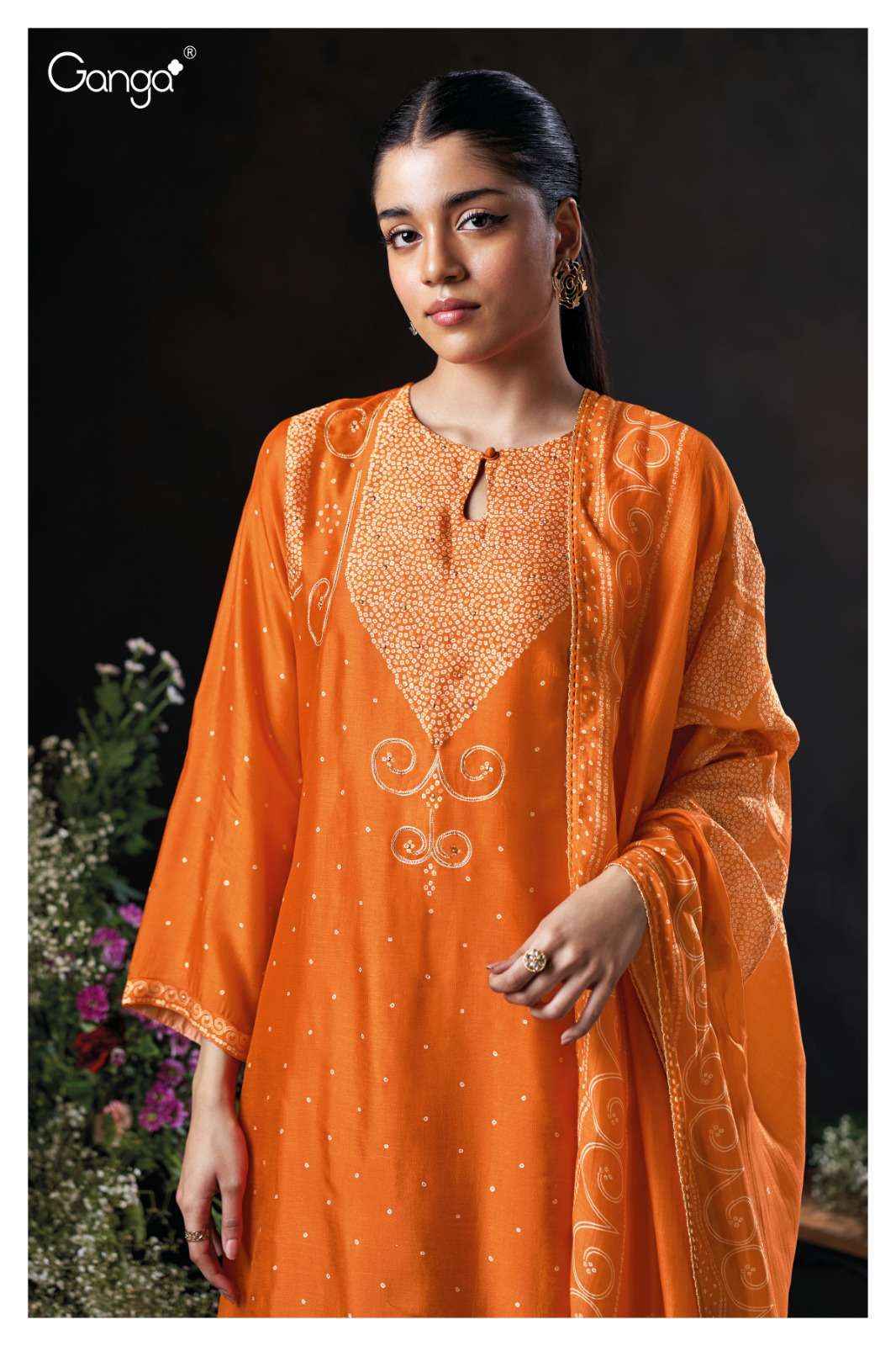 Ganga Fashion Oceara 3885 Exclusive Russian Silk Dress Wholesale Rate ( 3 Pcs Catalog )