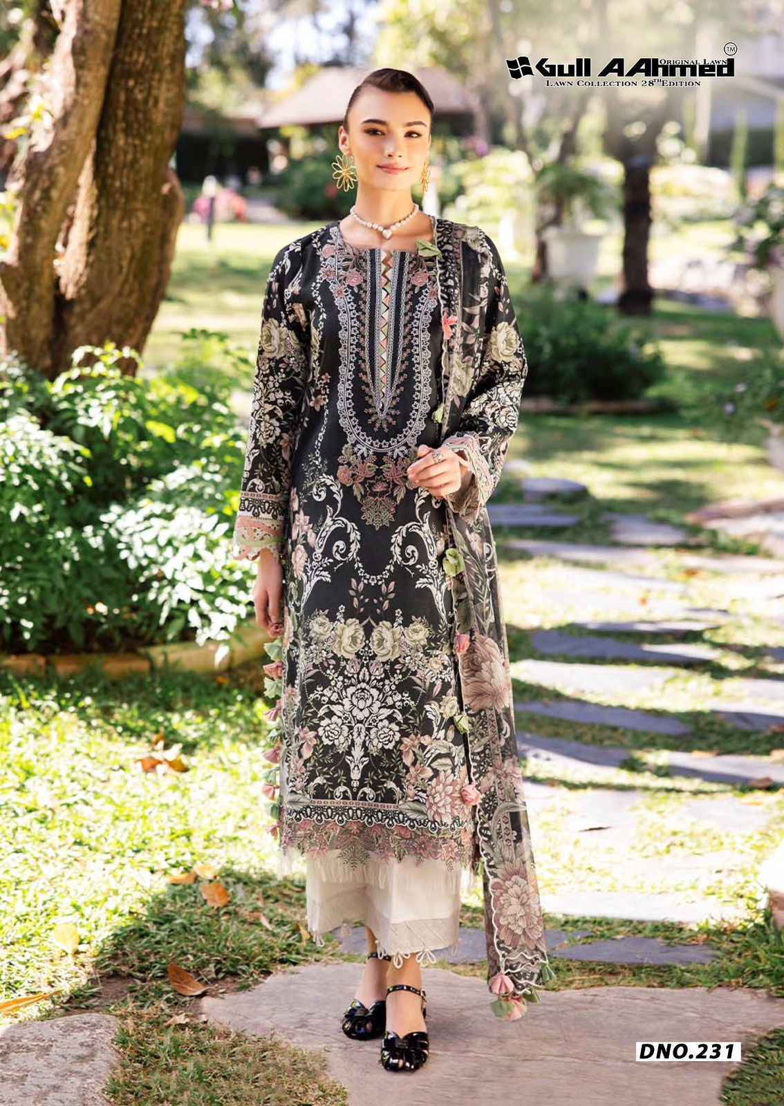 Gull Ahmed Lawn Collection Vol 28 Lawn Cotton Salwar Kameez Wholesale Rate  ( 6 Pcs Catalog )