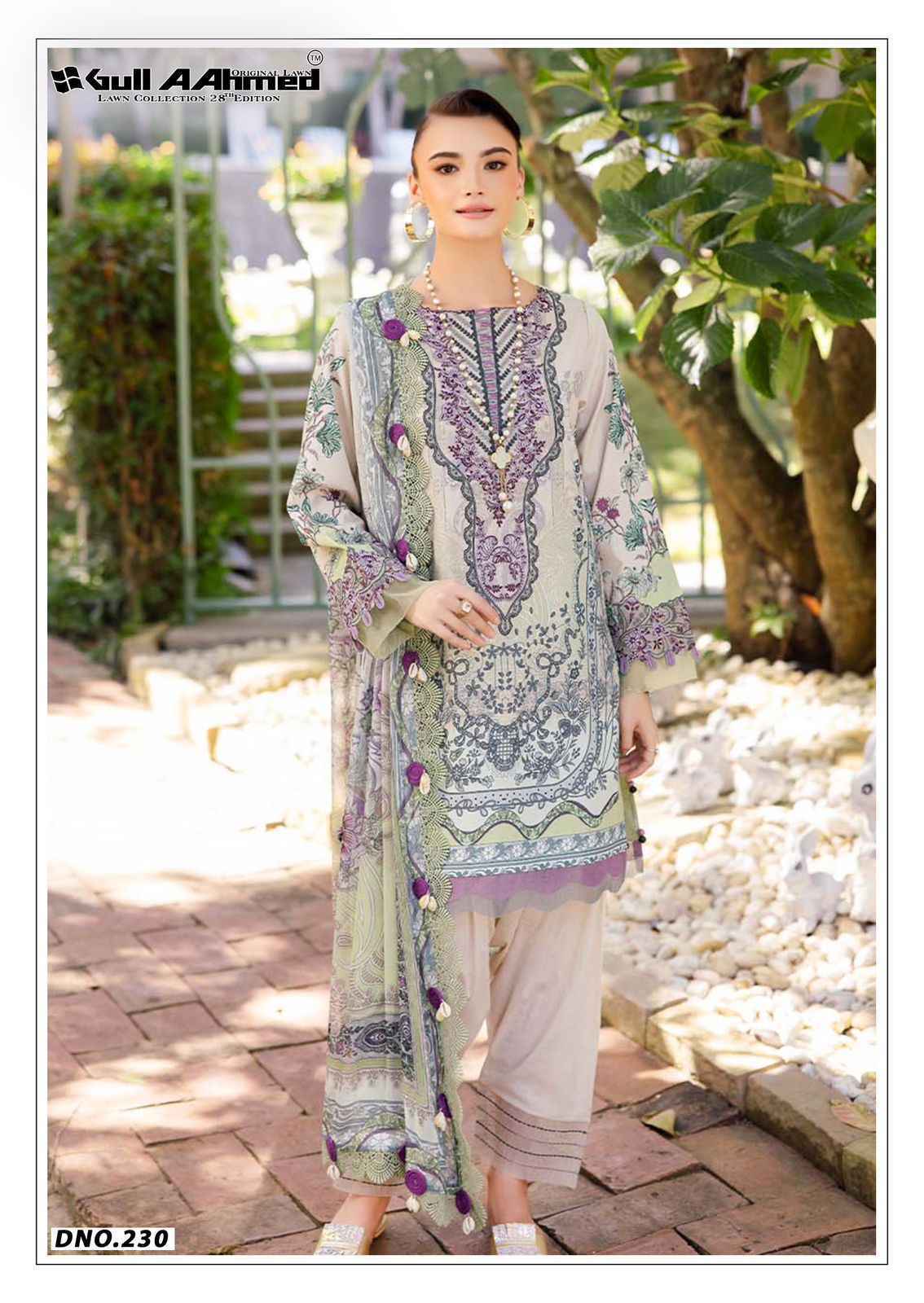 Gull Ahmed Lawn Collection Vol 28 Lawn Cotton Salwar Kameez Wholesale Rate  ( 6 Pcs Catalog )