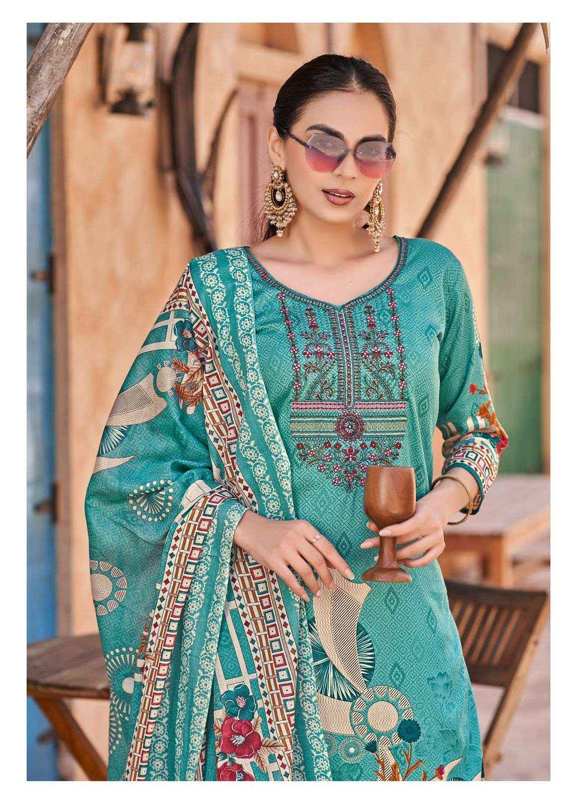 Harshit Soni Saloni Pure Jam Cotton Salwar Kameez Wholesale Rate ( 6 Pcs Catalog )