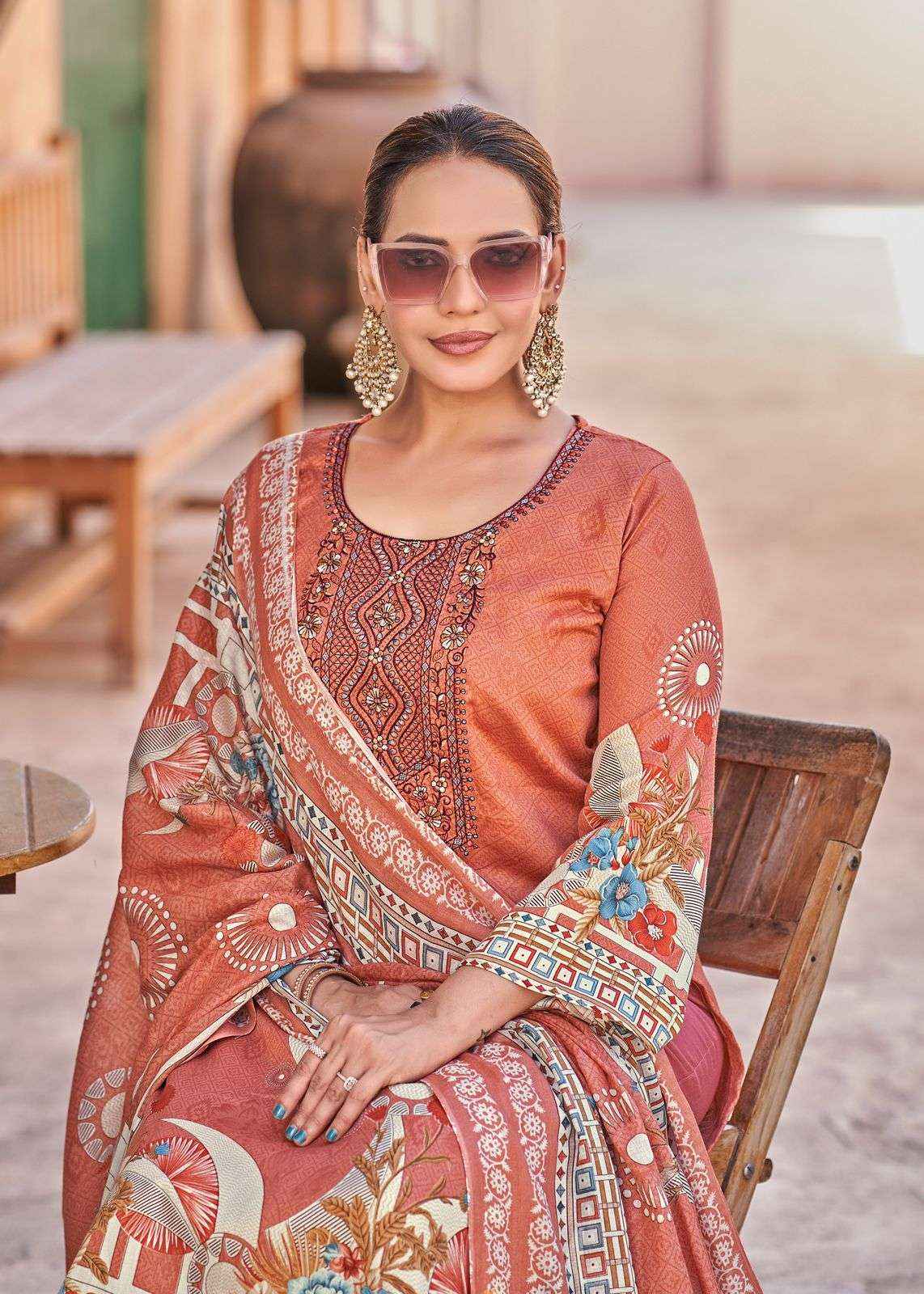 Harshit Soni Saloni Pure Jam Cotton Salwar Kameez Wholesale Rate ( 6 Pcs Catalog )