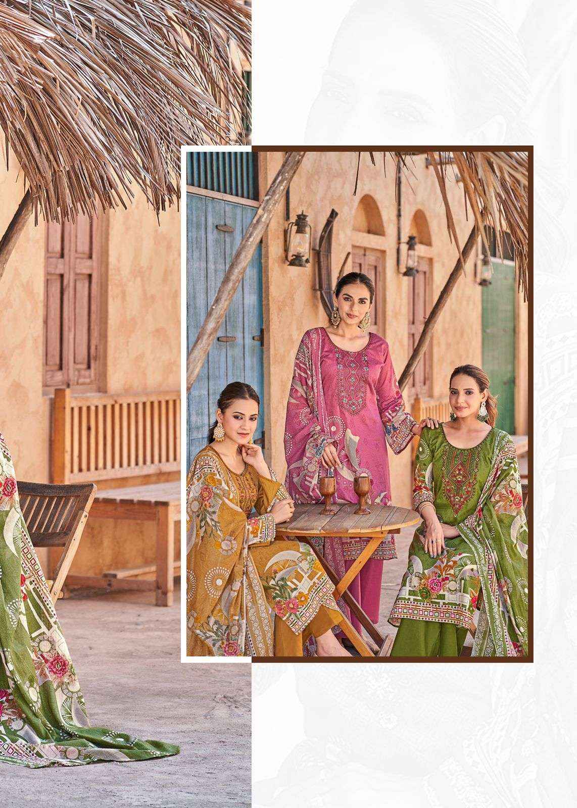 Harshit Soni Saloni Pure Jam Cotton Salwar Kameez Wholesale Rate ( 6 Pcs Catalog )