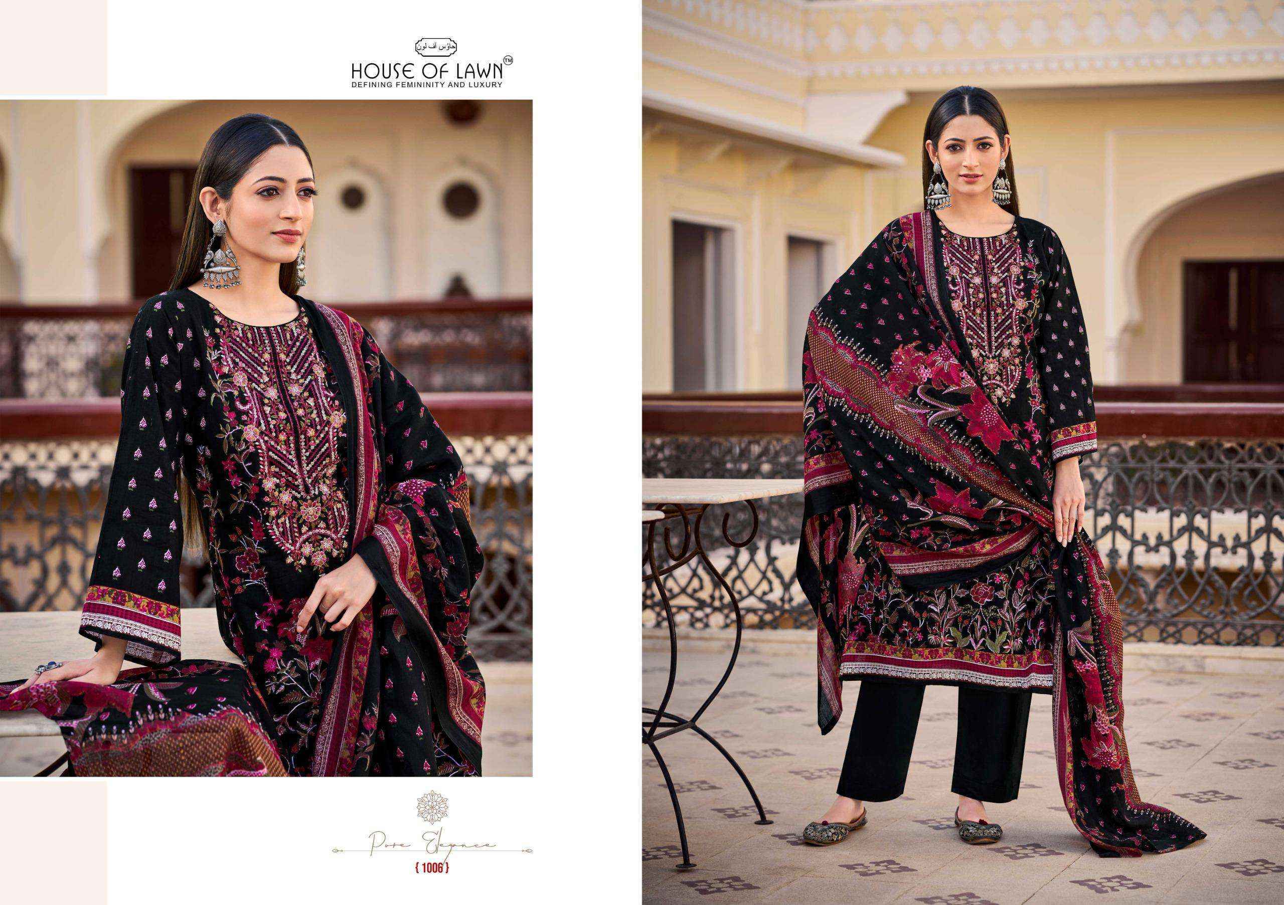 House Of Lawn Nayra Vol 7 Cotton Salwar Kameez Wholesale Rate ( 8 Pcs Catalog )