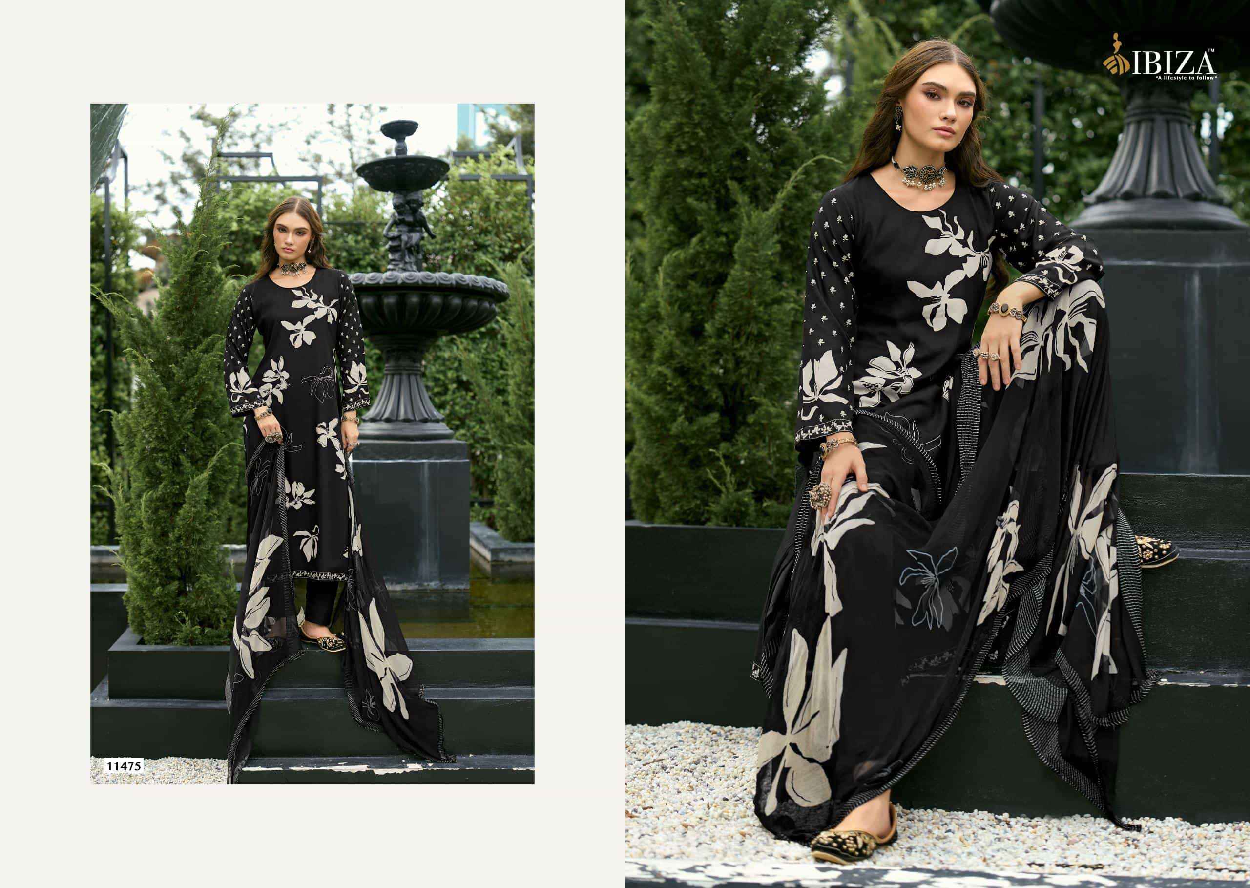 Ibiza Noore Pure Viscose Pashmina Salwar Kameez Wholesale Rate ( 6 Pcs Catalog )