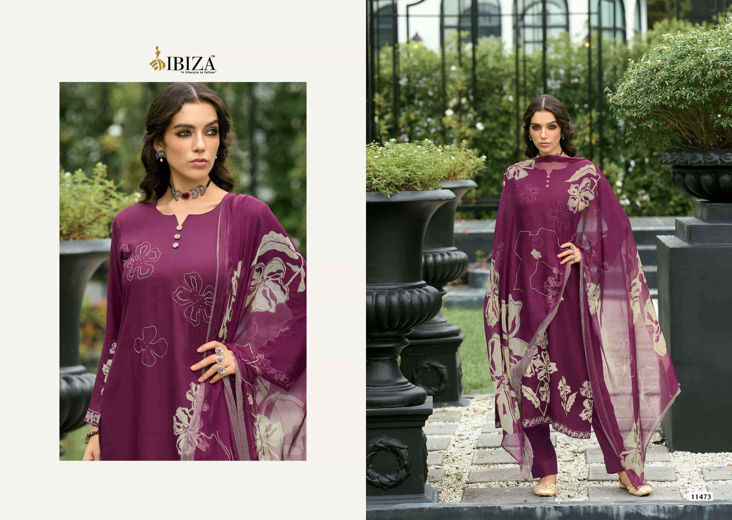 Ibiza Noore Pure Viscose Pashmina Salwar Kameez Wholesale Rate ( 6 Pcs Catalog )