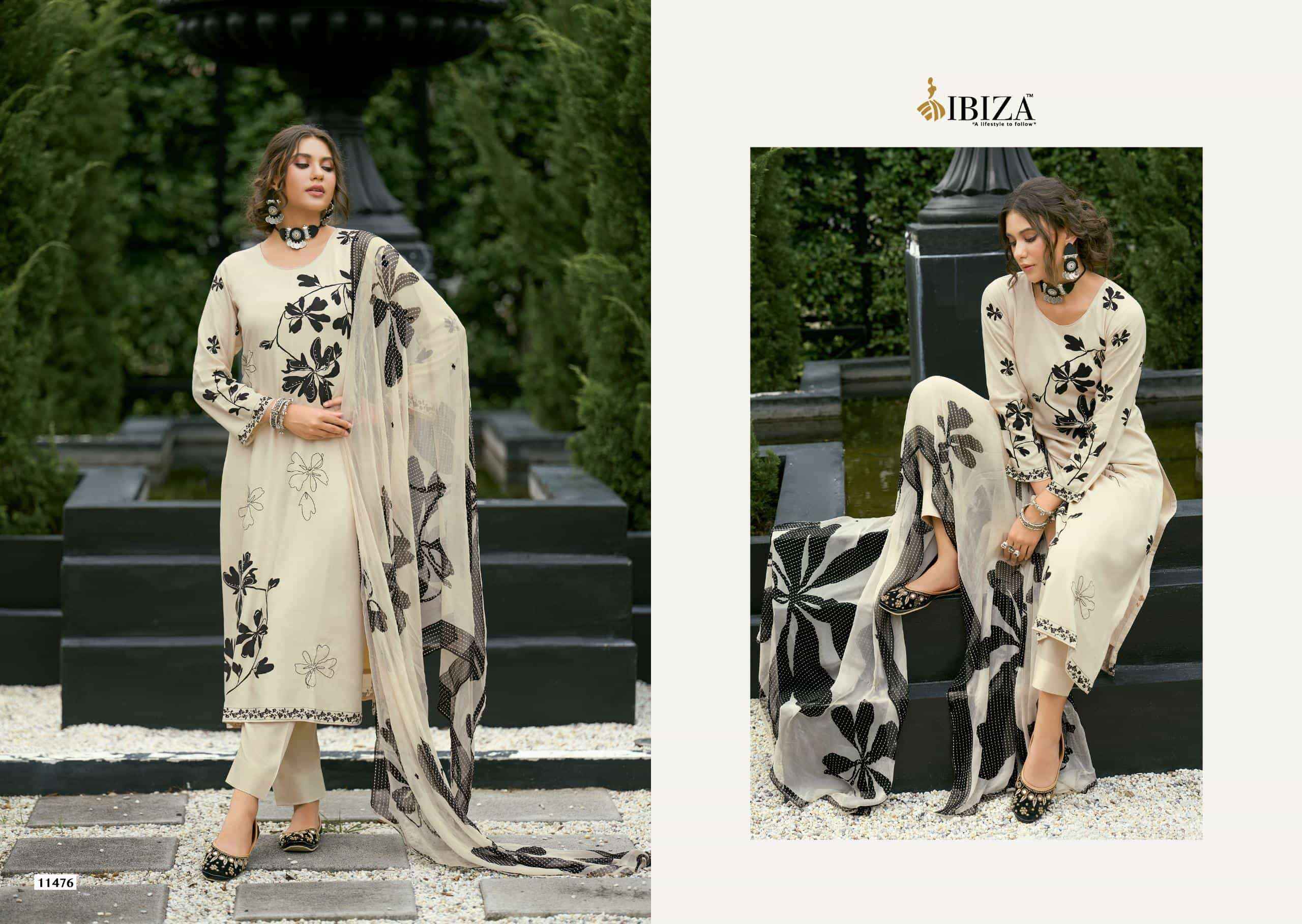 Ibiza Noore Pure Viscose Pashmina Salwar Kameez Wholesale Rate ( 6 Pcs Catalog )