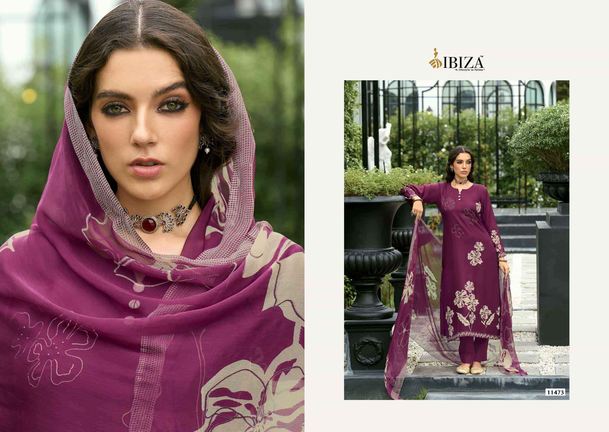Ibiza Noore Pure Viscose Pashmina Salwar Kameez Wholesale Rate ( 6 Pcs Catalog )