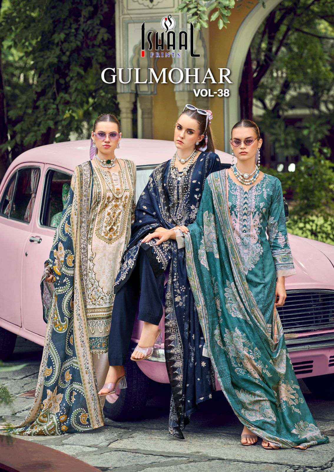 Ishaal Prints Gulmohar Vol 38 Lawn Cotton Dress Material Wholesale Price ( 10 Pc Catalouge )