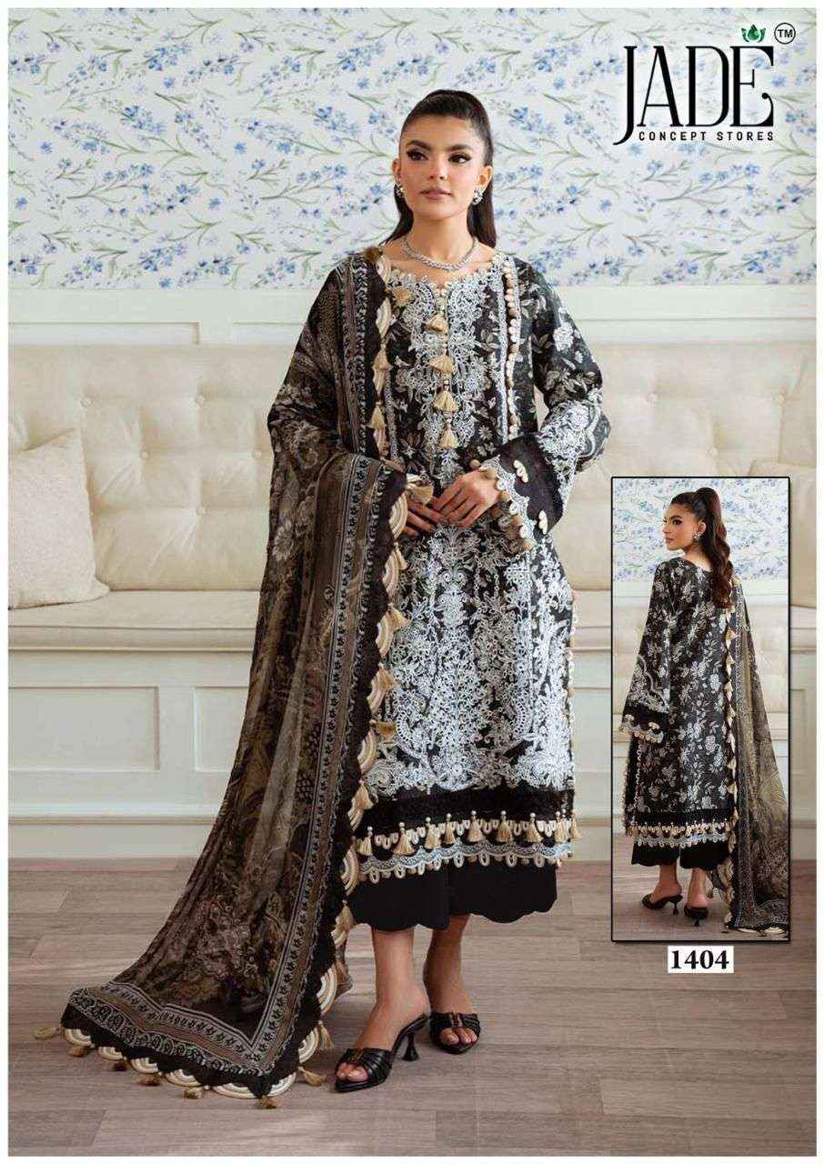 JADE BIN SAEED HEAVY COTTON VOL 14 LUXURY READY MADE COLLECTION WHOLESALE RATE ( 6 PCS CATALOG )