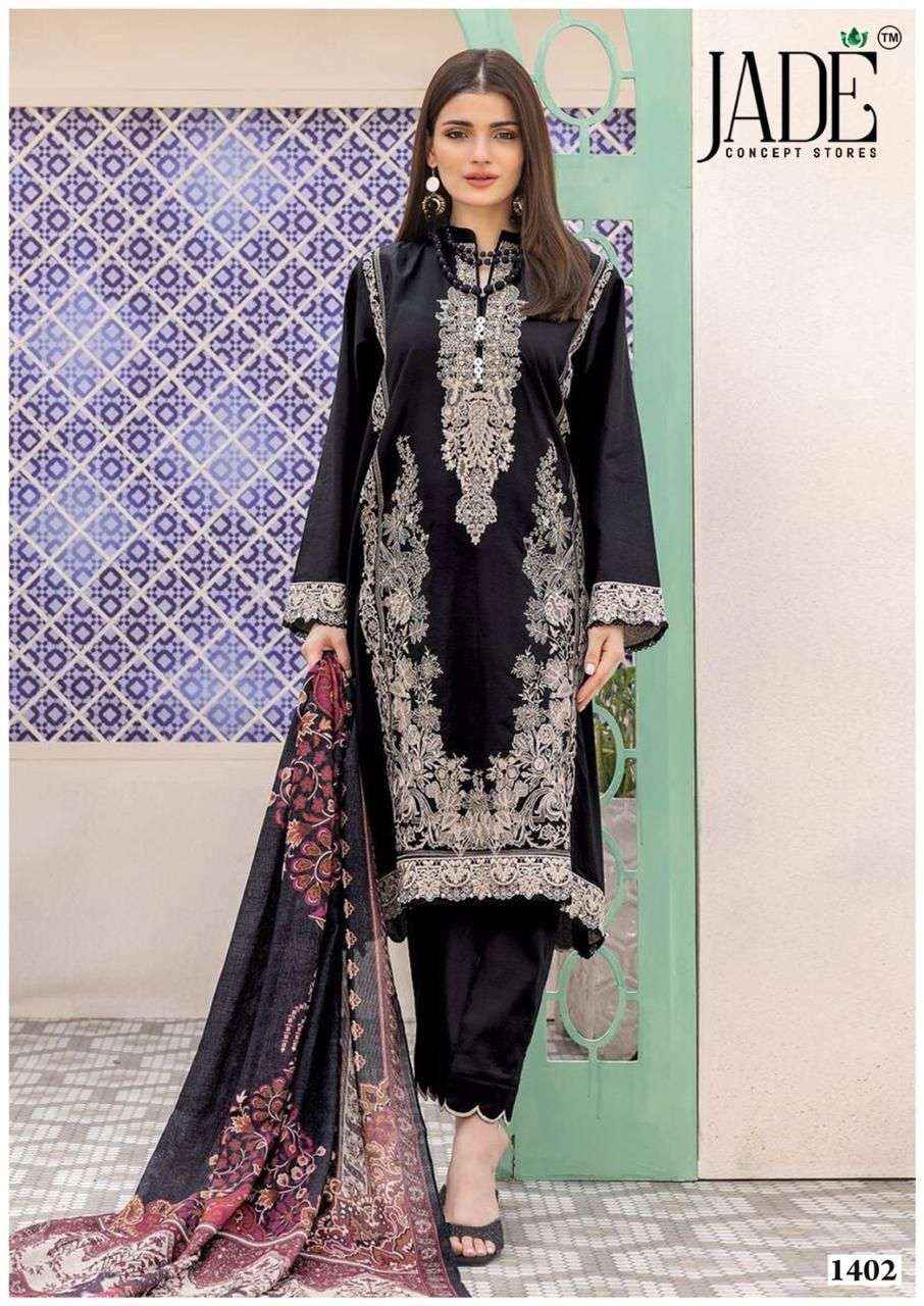 JADE BIN SAEED HEAVY COTTON VOL 14 LUXURY READY MADE COLLECTION WHOLESALE RATE ( 6 PCS CATALOG )