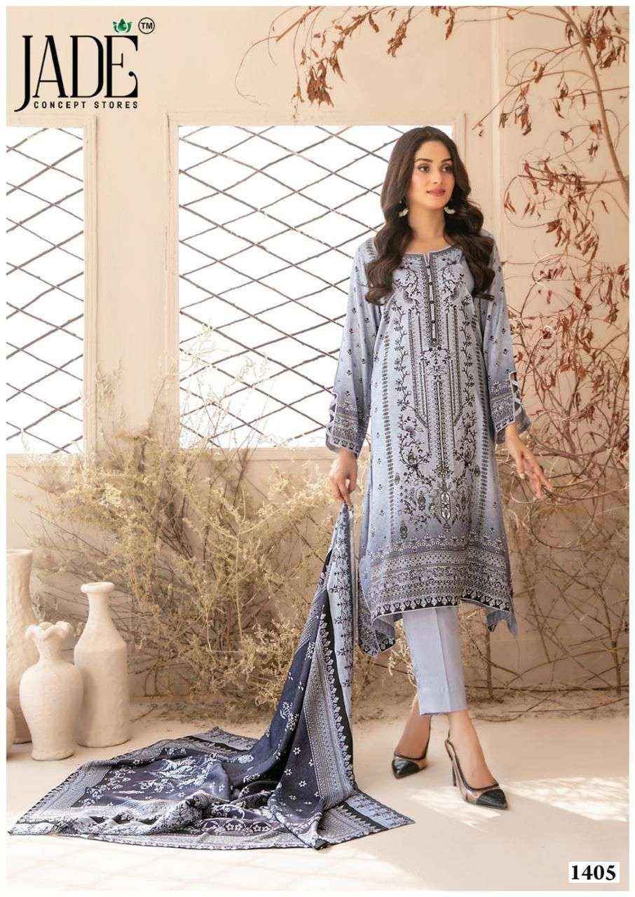 JADE BIN SAEED HEAVY COTTON VOL 14 LUXURY READY MADE COLLECTION WHOLESALE RATE ( 6 PCS CATALOG )