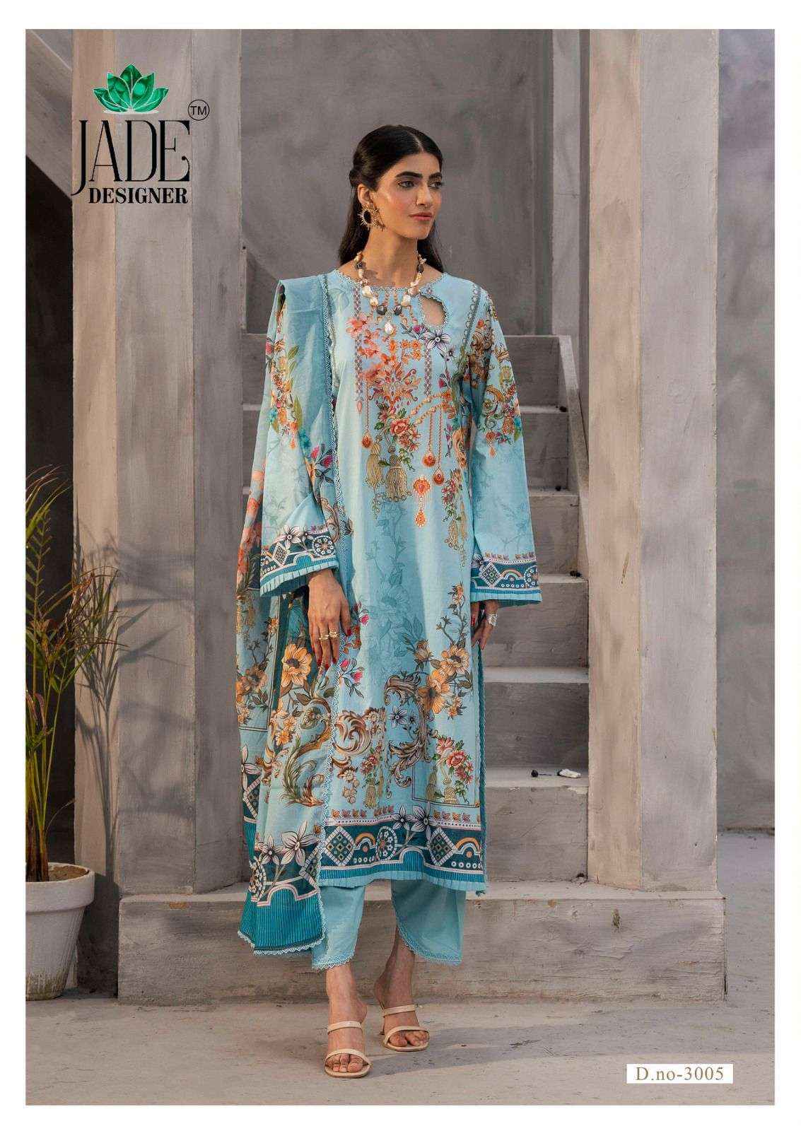 Jade Noor Ahmed Vol 3 Karachi Lawn Cotton Pakistani Suits ( 6 Pcs Catalogue )