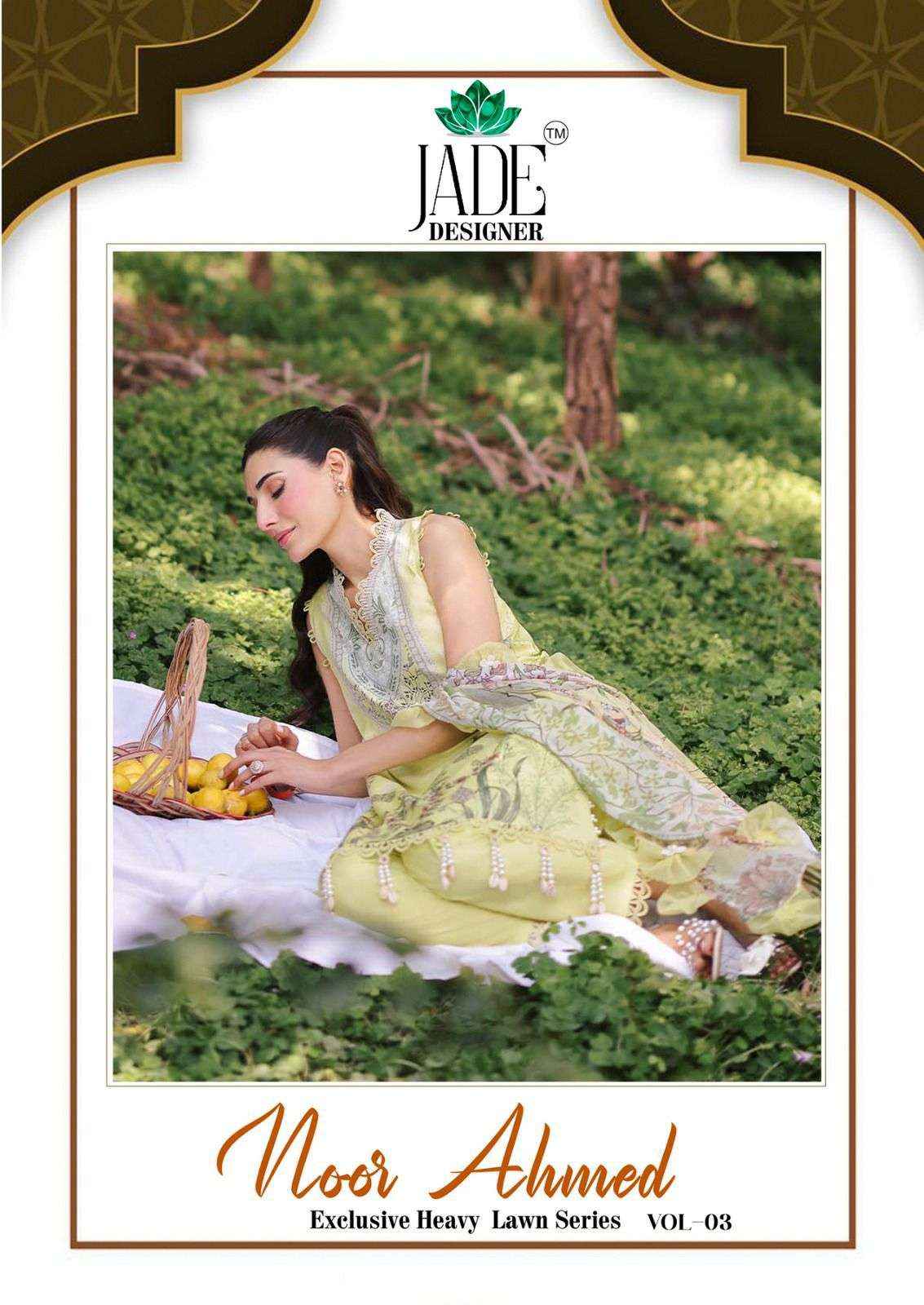 Jade Noor Ahmed Vol 3 Karachi Lawn Cotton Pakistani Suits ( 6 Pcs Catalogue )