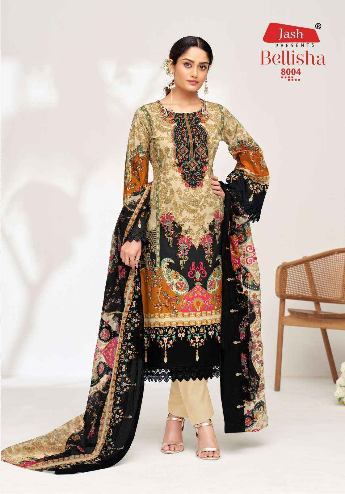 Jash Belliza Vol 8 Cotton Salwar Kameez Wholesale Rate ( 10 Pcs Catalog )