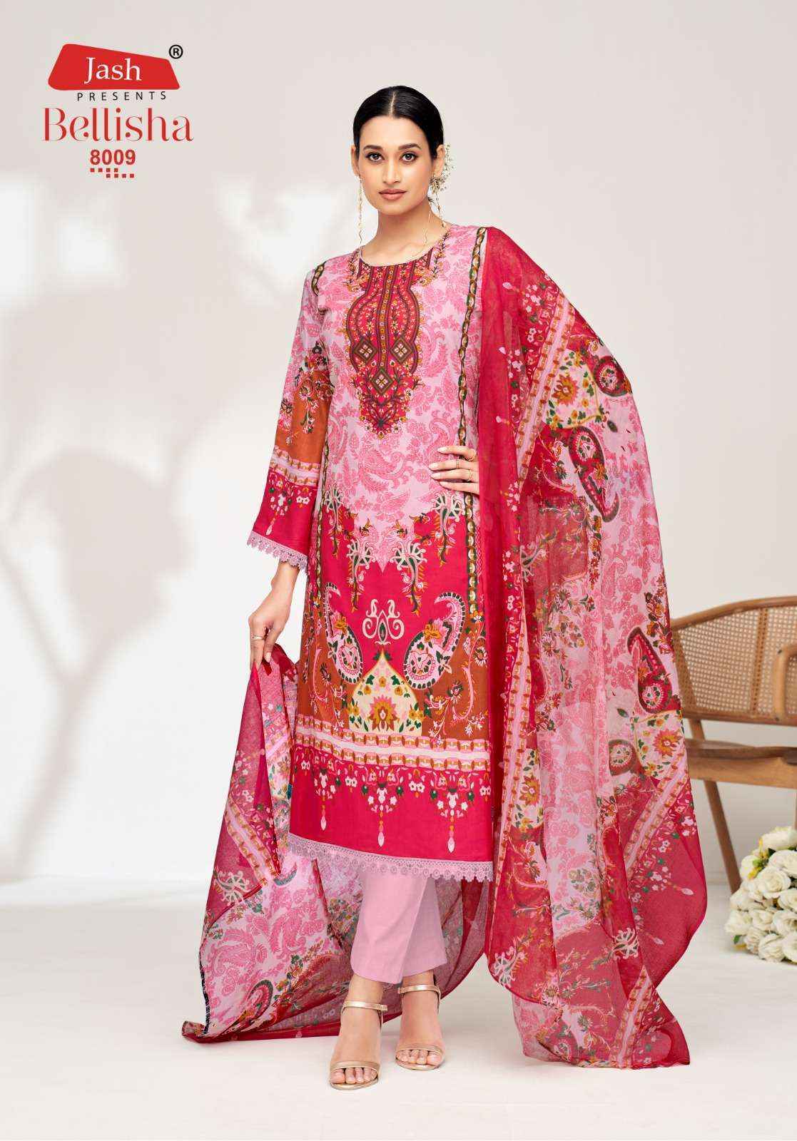 Jash Belliza Vol 8 Cotton Salwar Kameez Wholesale Rate ( 10 Pcs Catalog )